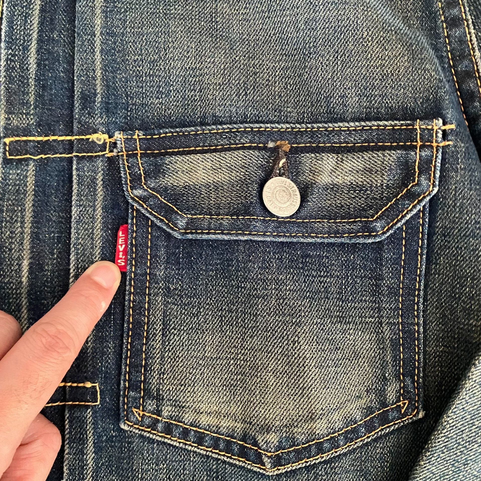 Levi's Vintage Clothing Levi's LVC 507XX J22 Denim Jacket Size US XS / EU 42 / 0 - 4 Thumbnail