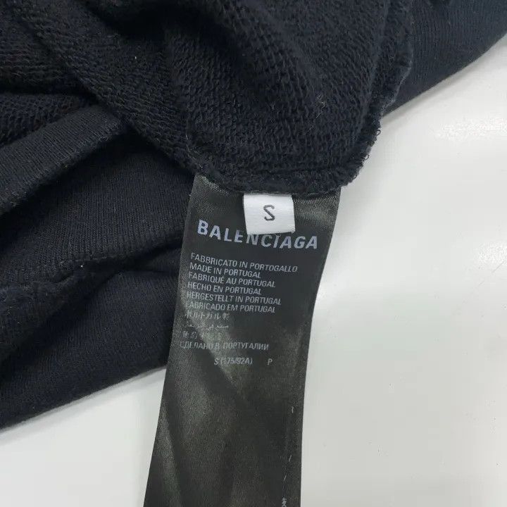 Balenciaga Balenciaga Logo Print Hooded Sweatshirt Men 0079-2507 Size US S / EU 44-46 / 1 - 4 Thumbnail