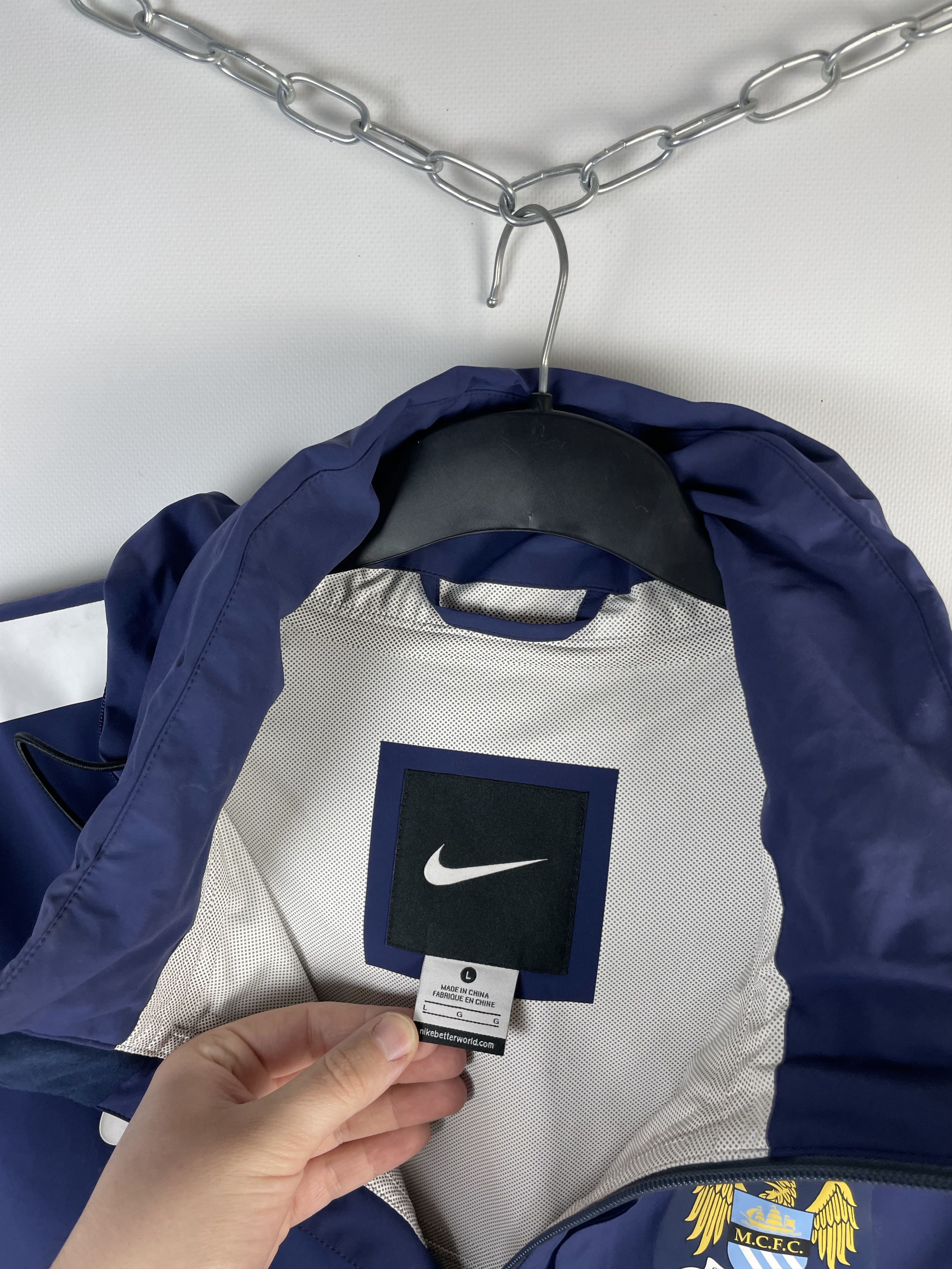 Nike Vintage Nike Manchester city jacket Size US L / EU 52-54 / 3 - 5 Thumbnail