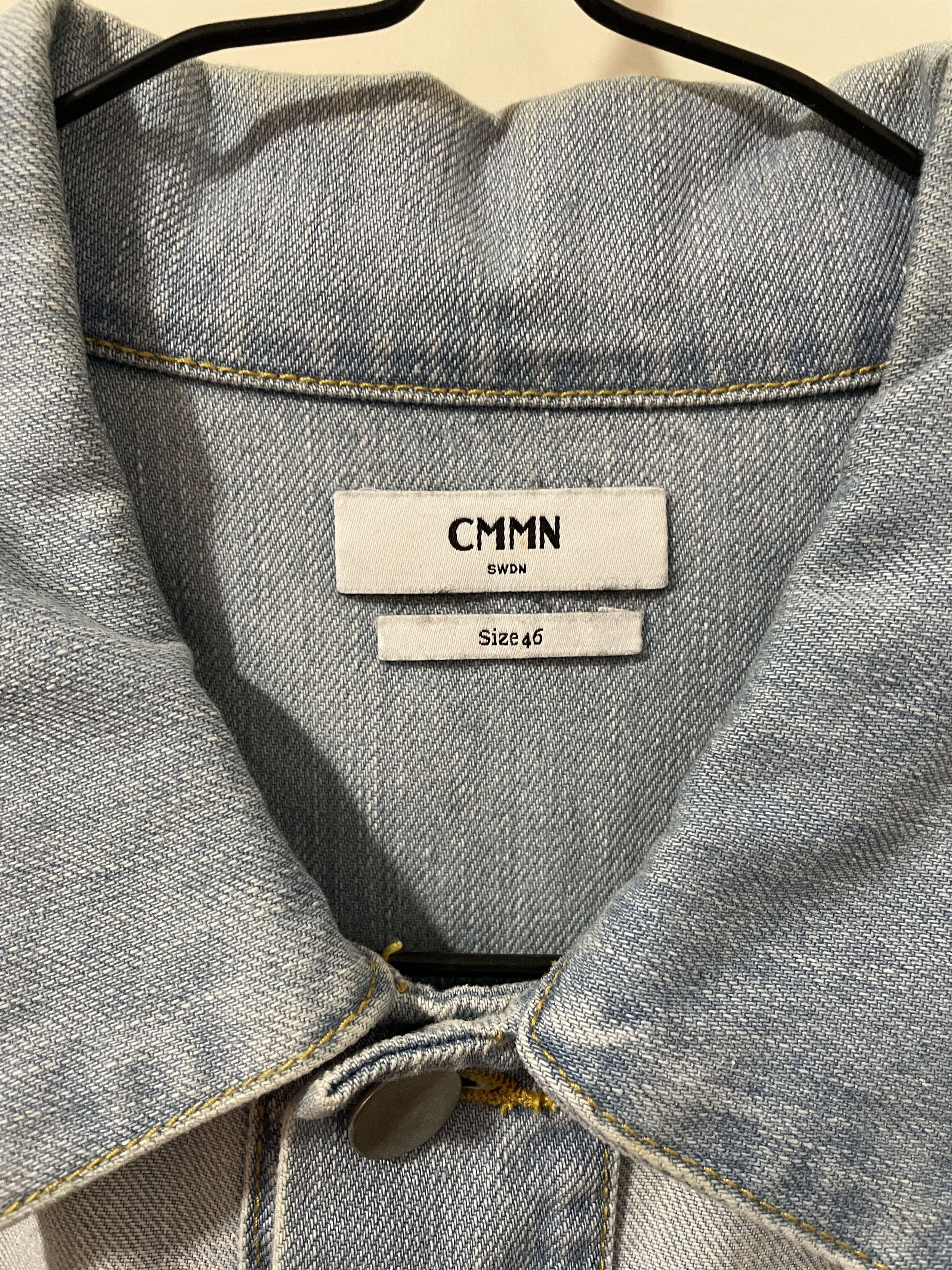 CMMN SWDN James Jacket Reverse Denim Size US S / EU 44-46 / 1 - 5 Thumbnail