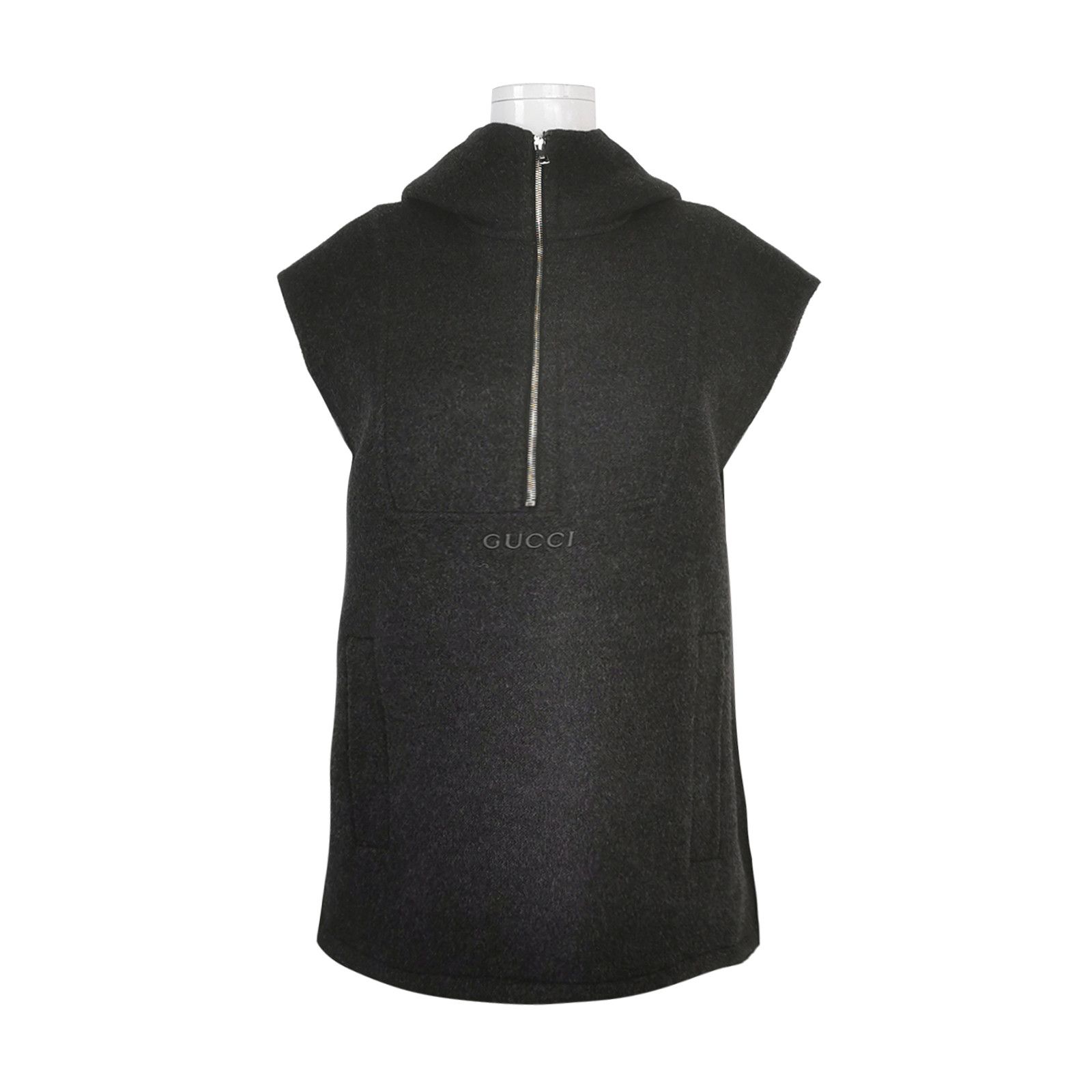 Gucci Gucci Logo Hooded Wool Vest Size 40 Size S / US 4 / IT 40 - 1 Thumbnail