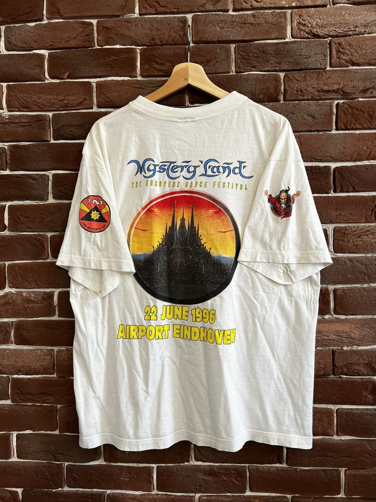 Band Tees Vintage 1996 Mysteryland Gabber Trance Thunderdome Band Tee Size US XL / EU 56 / 4 - 1 Thumbnail
