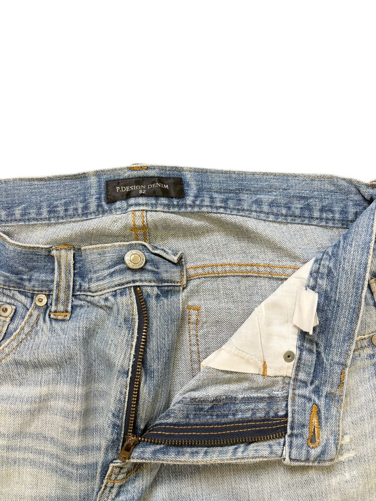 Vintage Japanese Brand Sashiko Style Distress Loose Jeans