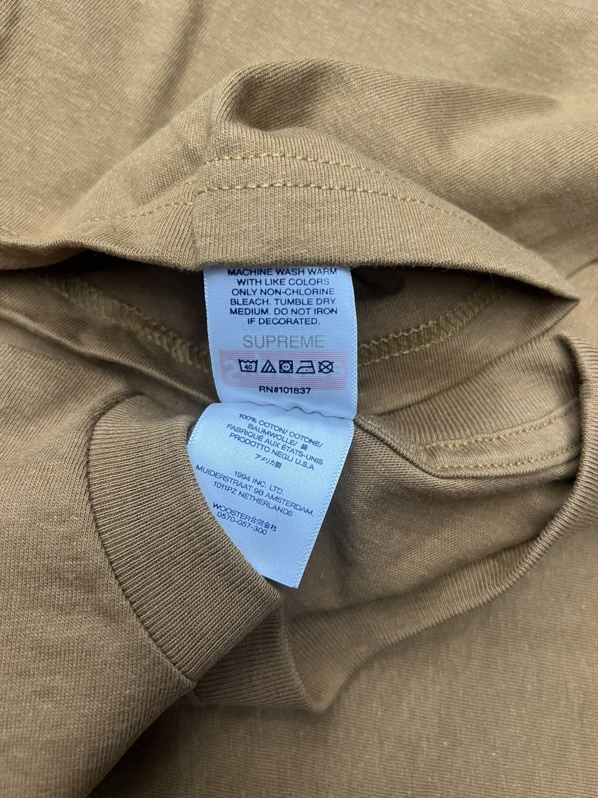 Supreme Supreme Arabic Logo T-Shirt Size US S / EU 44-46 / 1 - 4 Thumbnail