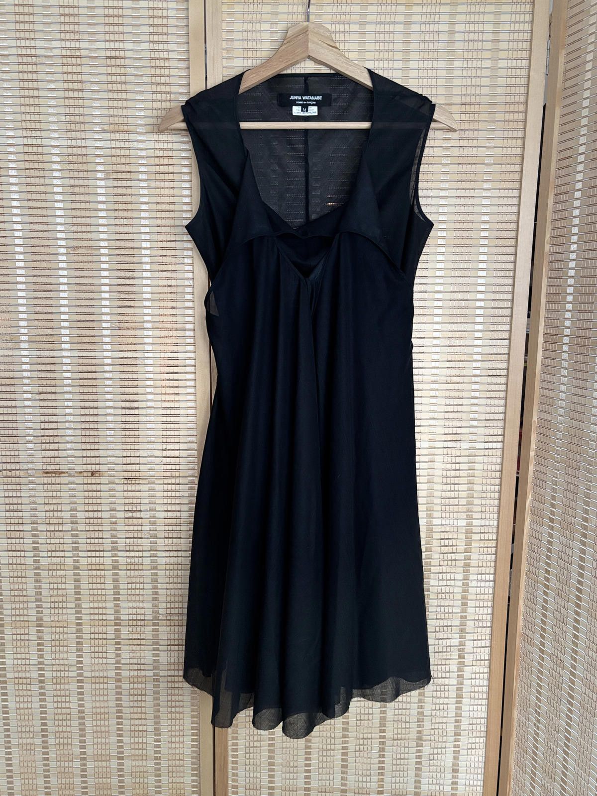 Junya Watanabe COMME des GARÇON JUNYA WATANABE Black Layered Midi Dress Size S / US 4 / IT 40 - 1 Thumbnail