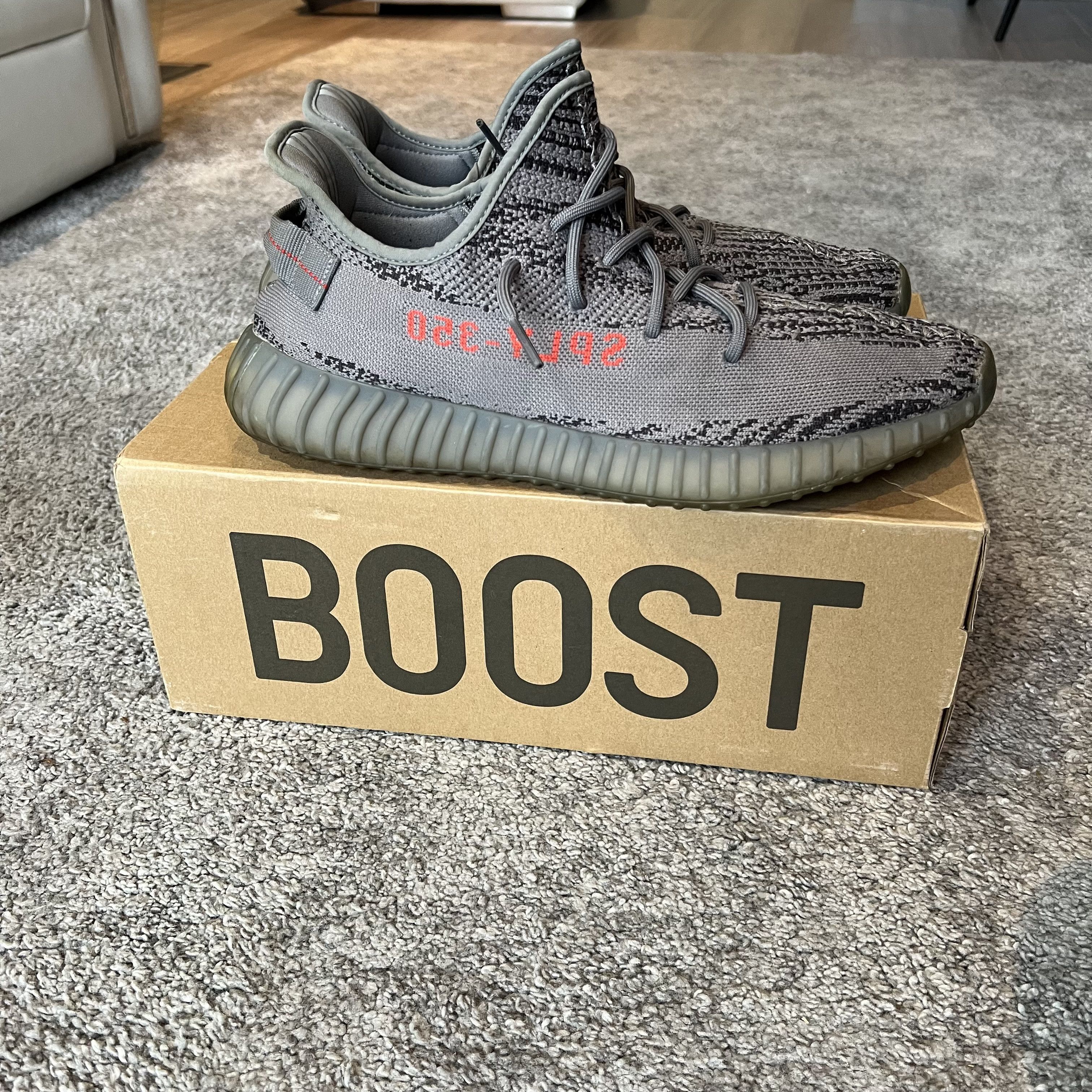 adidas gazelle silver green womens Yeezy Carbon Beluga 350s (No Insoles) Size 9.5 – My Cuzin Vintage