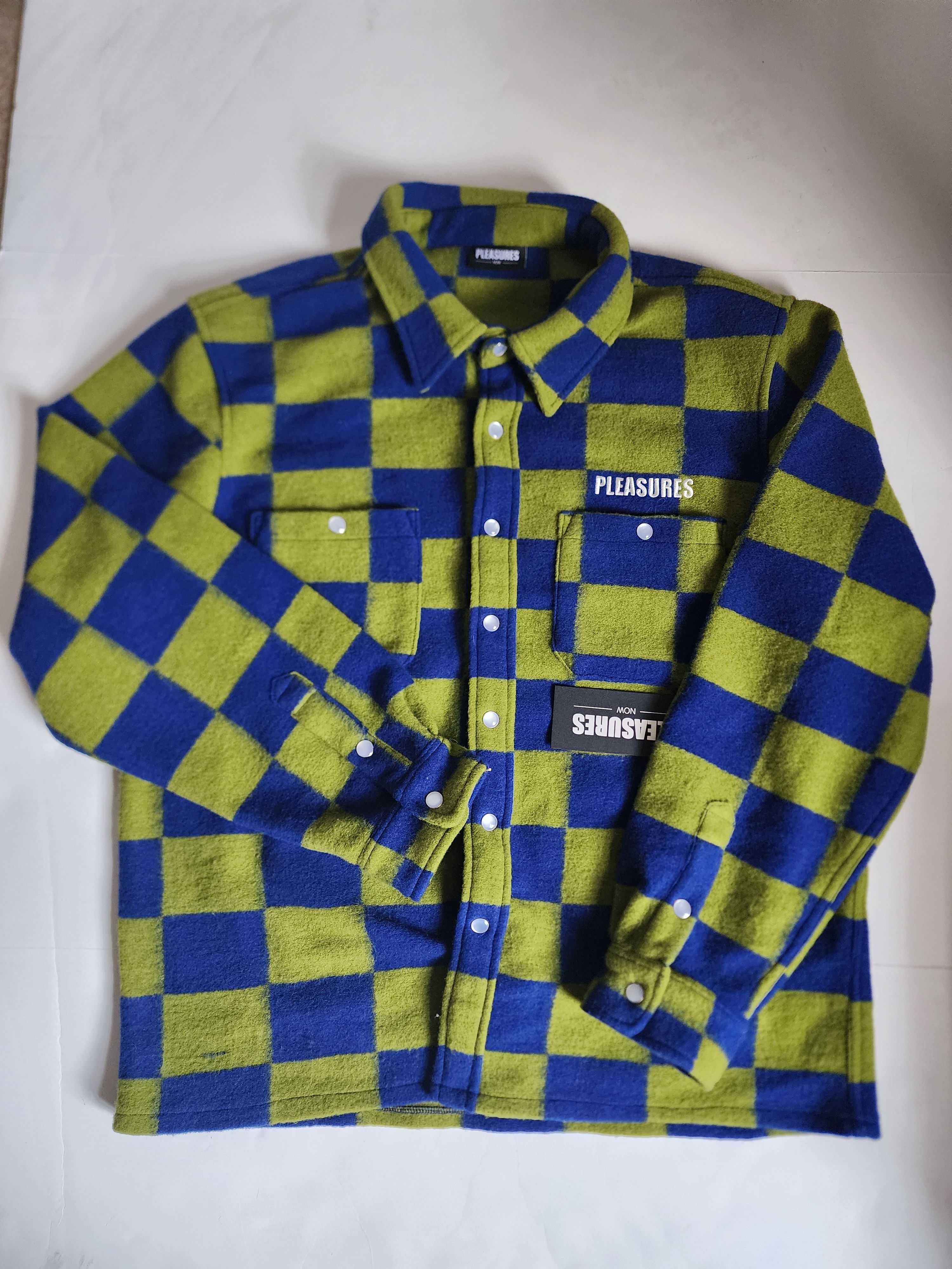 Pleasures LEGUME Longsleeve Overshirt Size US XL / EU 56 / 4 - 1 Thumbnail
