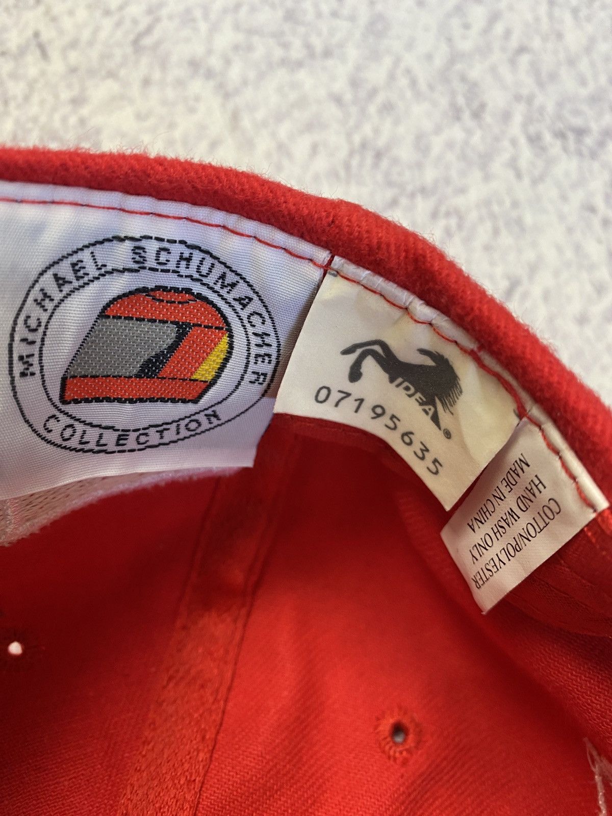 Cappello Berretto Vintage Michael Schumacher #3 Ferrari DEKRA F1 Formula Uno