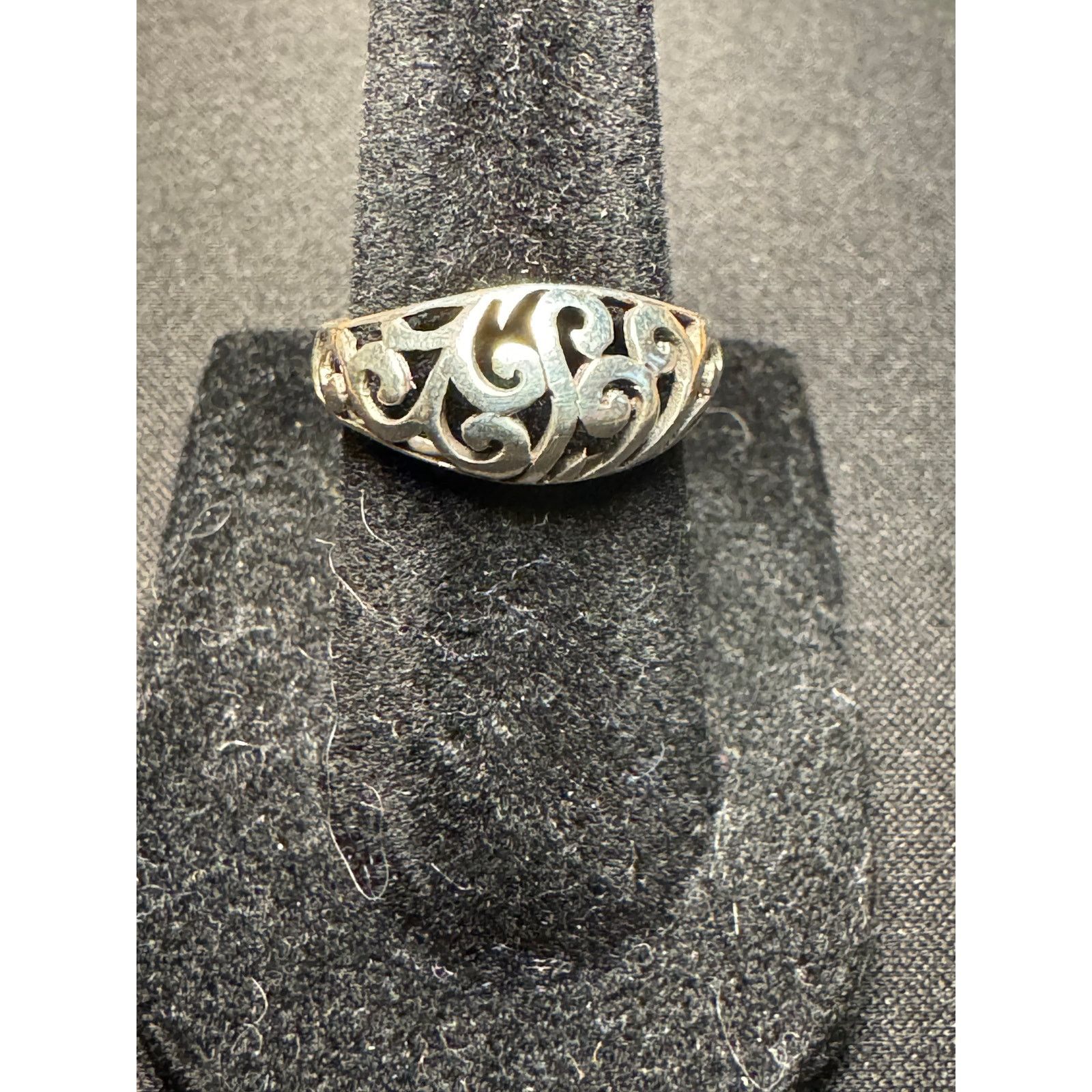 Other 925 Sterling Silver Open Scroll Size 7 Ring Size ONE SIZE - 1 Thumbnail
