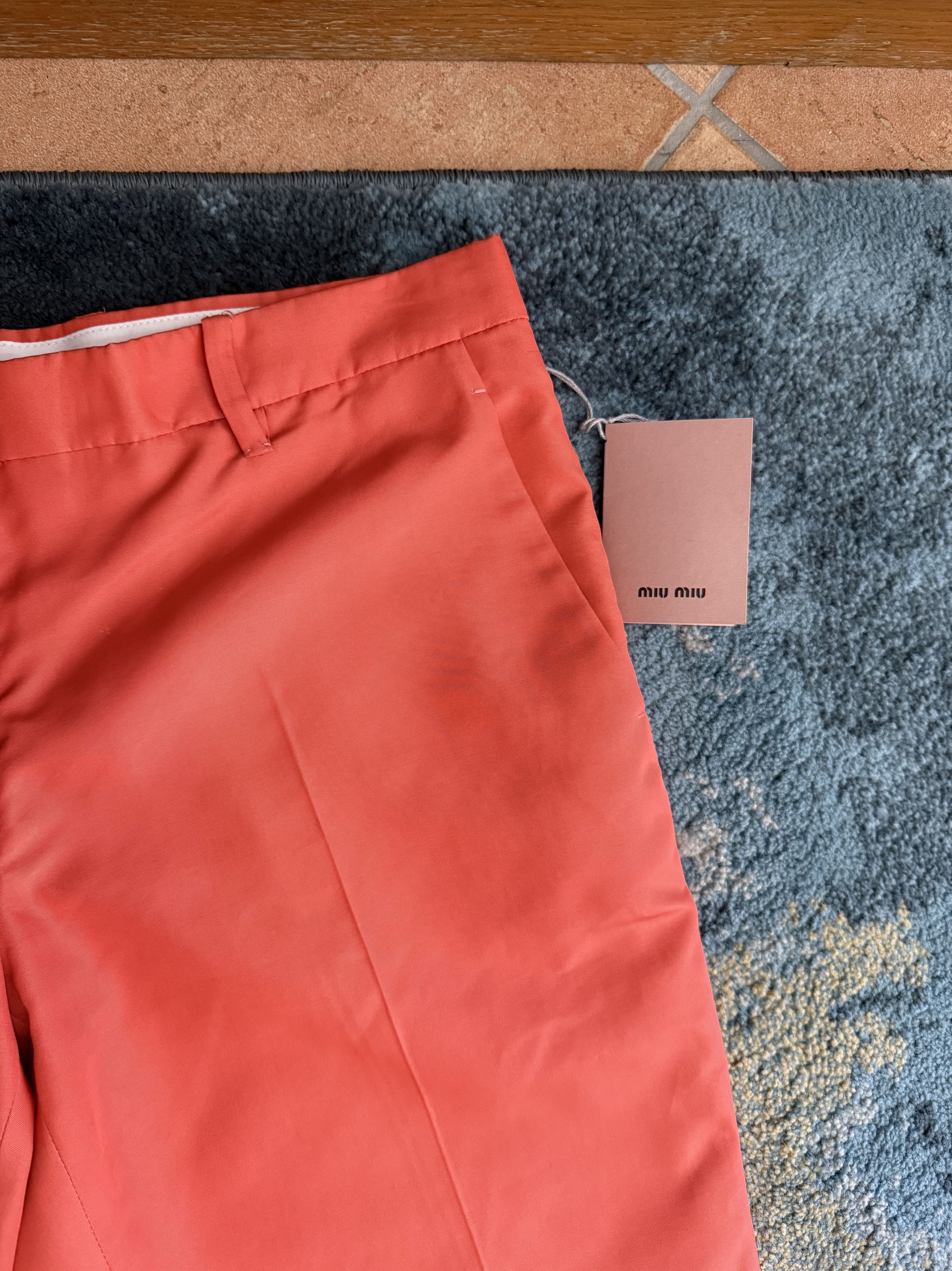 Miu Miu Miu Miu Y2K Nylon Pants Size 30" / US 8 / IT 44 - 2 Thumbnail