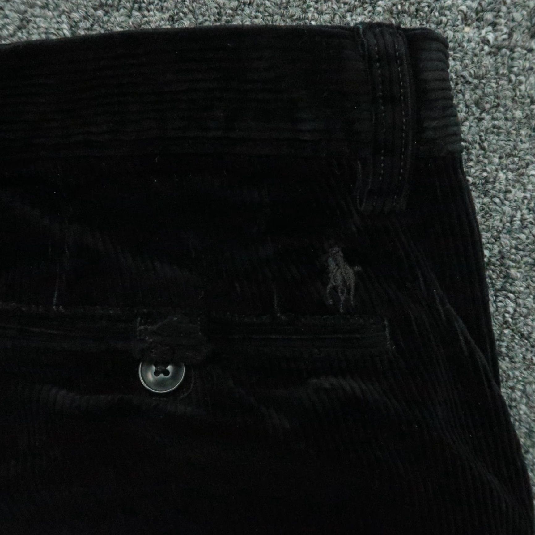 Polo Ralph Lauren Polo Ralph Lauren Pants Men 33x32 Black Corduroy PRL Cords Straight Chino Pockets Slim? Regular (adjusted) Size US XS / EU 42 / 0 - 5 Thumbnail