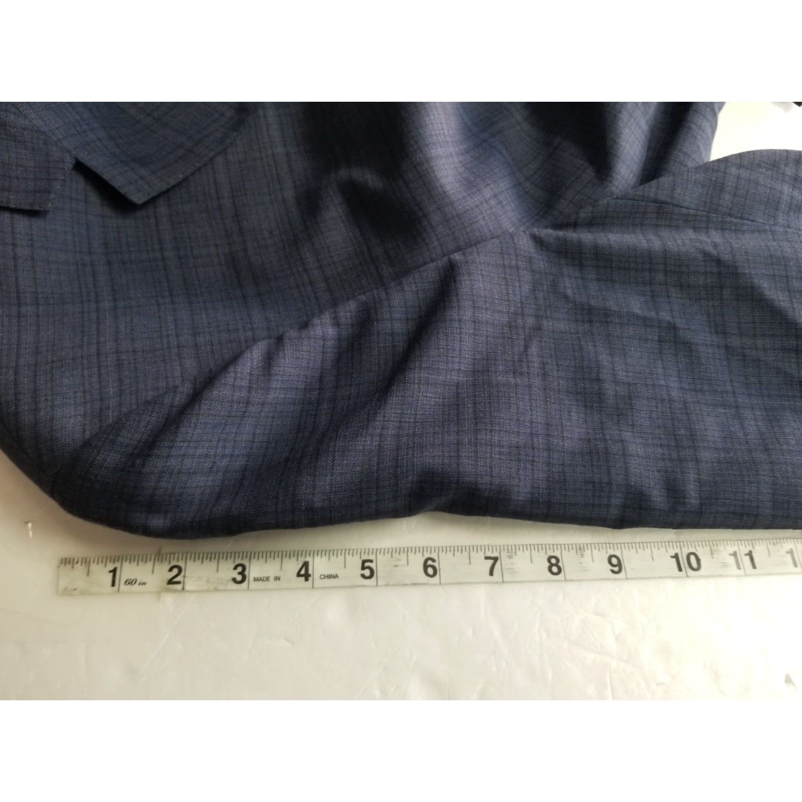 Hart Schaffner Marx Hart Schaffner Marx Blazer Men 52R Wool Plaid Blue USA Made Dillards 2 Button Size 52R - 7 Thumbnail