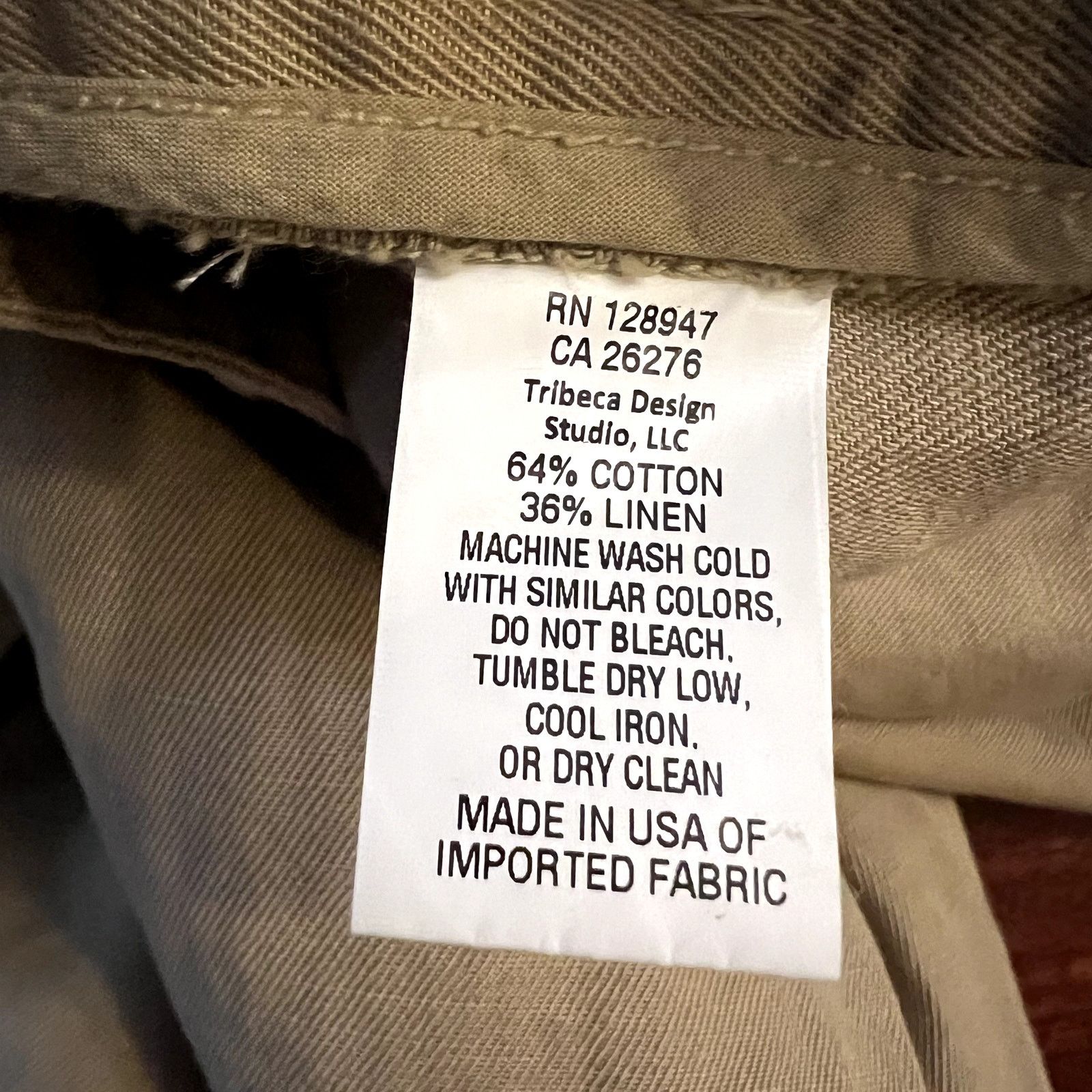 Nili Lotan nili lotan Elastic waistband drawstring linen pants M Size 29" - 5 Thumbnail
