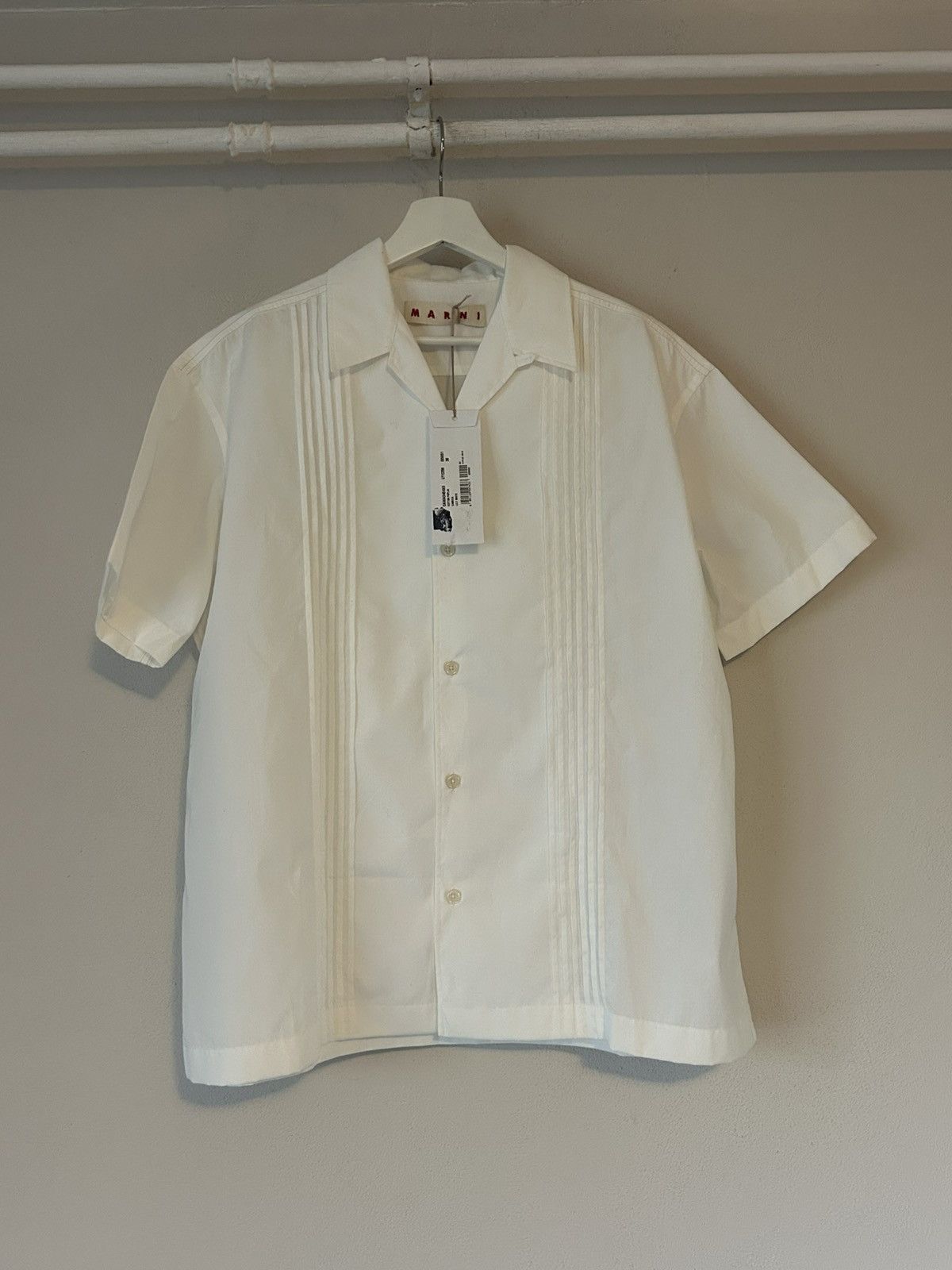 Marni Marni Short-Sleeve Poplin Shirt Size US M / EU 48-50 / 2 - 1 Thumbnail