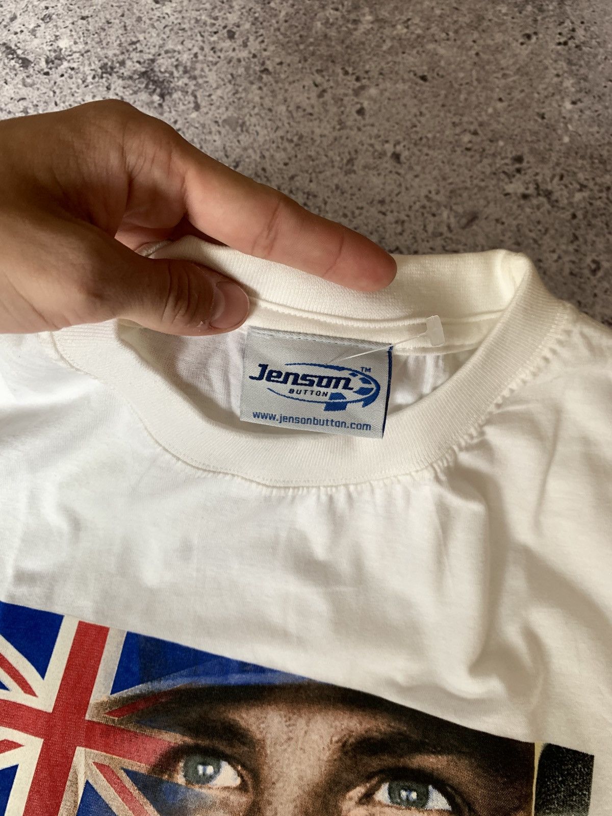 Vintage 🔥VINTAGE JENSON BUTTON FORMULA 1 00’s RACING PROMO T-SHIRT Size US M / EU 48-50 / 2 - 11 Thumbnail