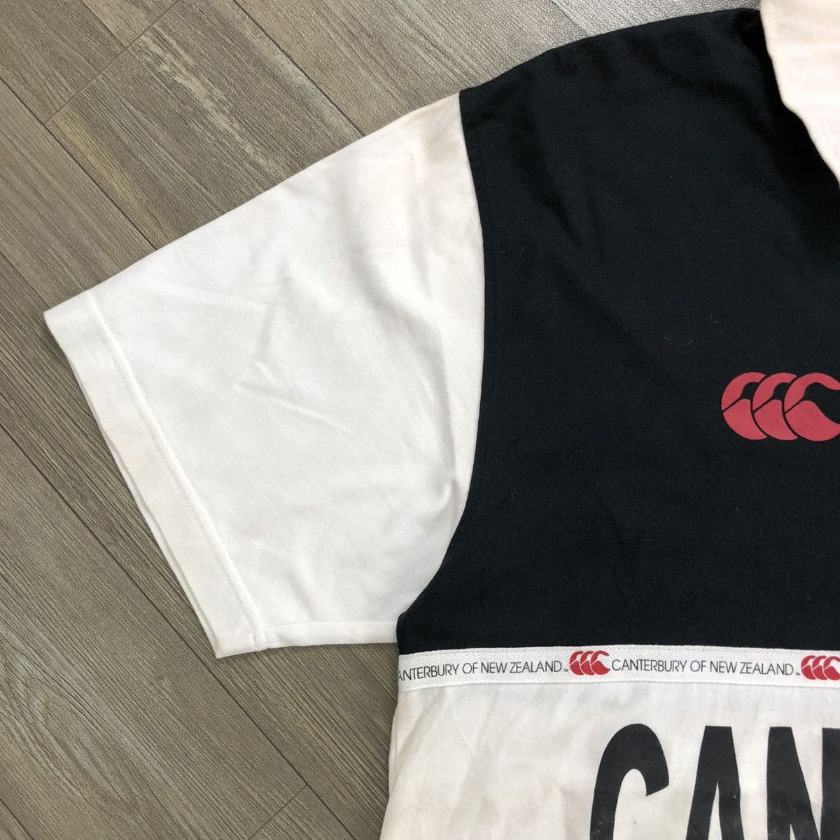 Canterbury of New Zealand Vintage Canterbury Spell Out Logo Rugby Shirt Streetweat Y2K Size US XL / EU 56 / 4 - 5 Thumbnail