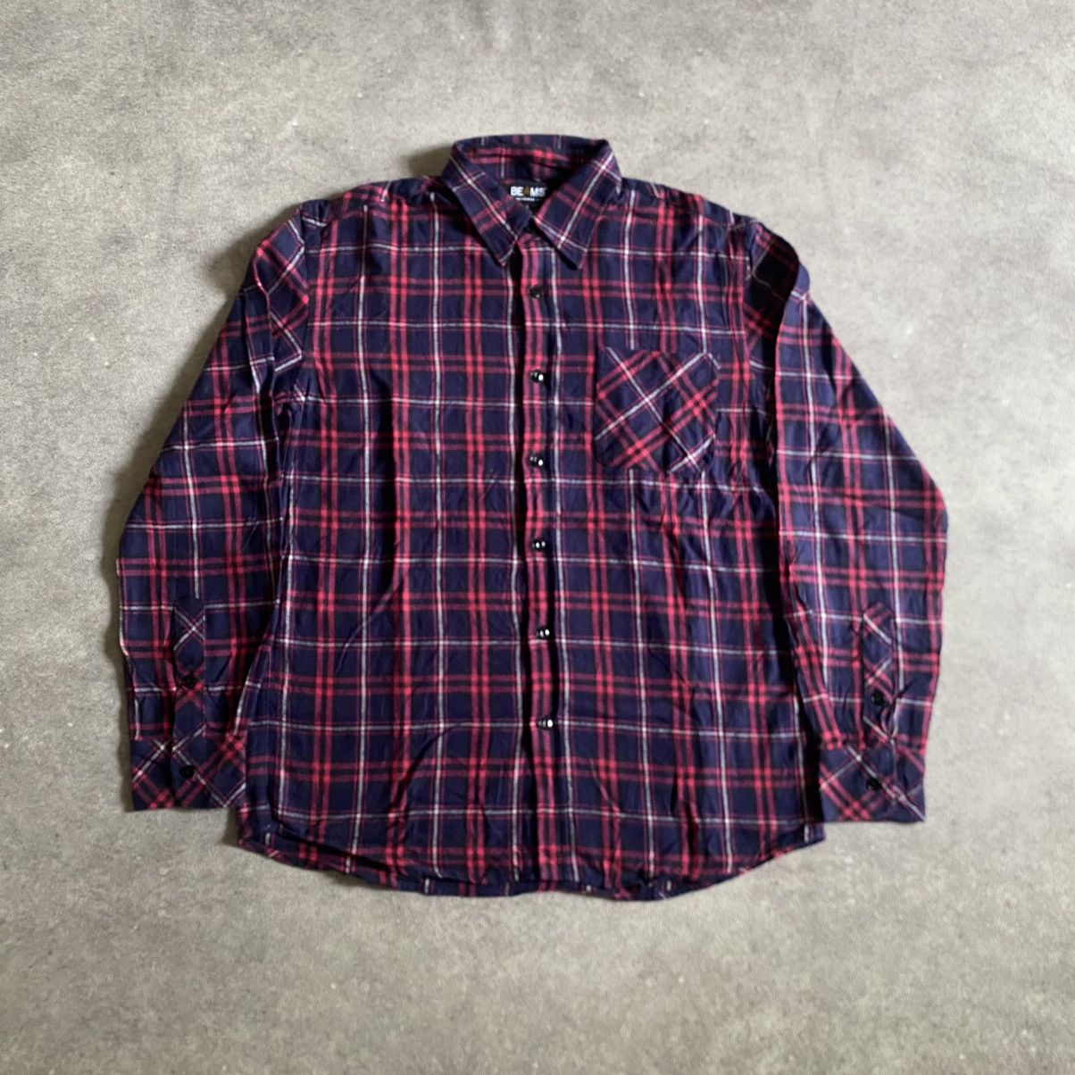 Beams Japan Beams Vintage Plaid Shirt Size US M / EU 48-50 / 2 - 1 Thumbnail