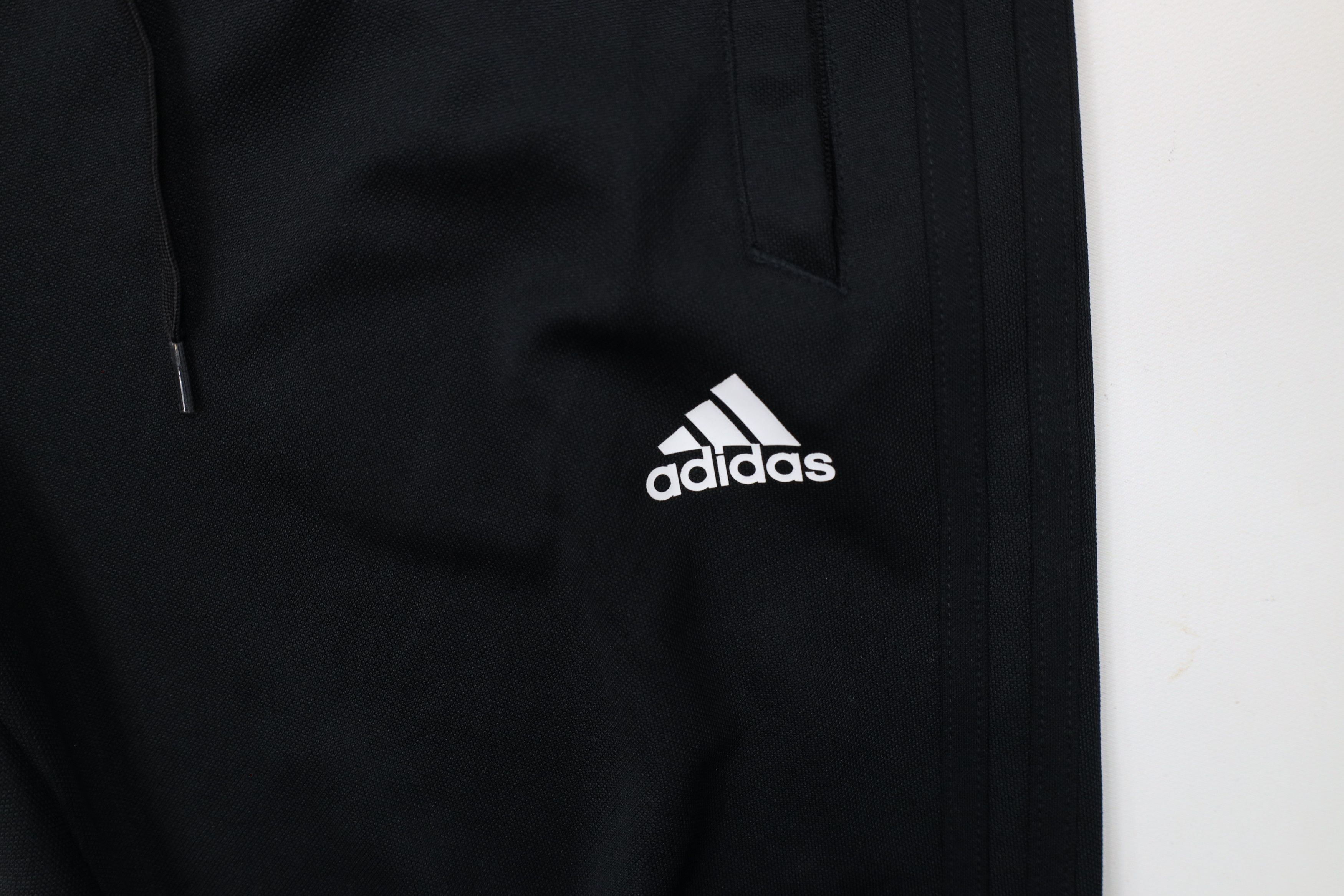 Adidas × Vintage Vintage Adidas Tapered Leg Soccer Warm Up Sweatpants Black Size US 34 / EU 50 - 6 Thumbnail