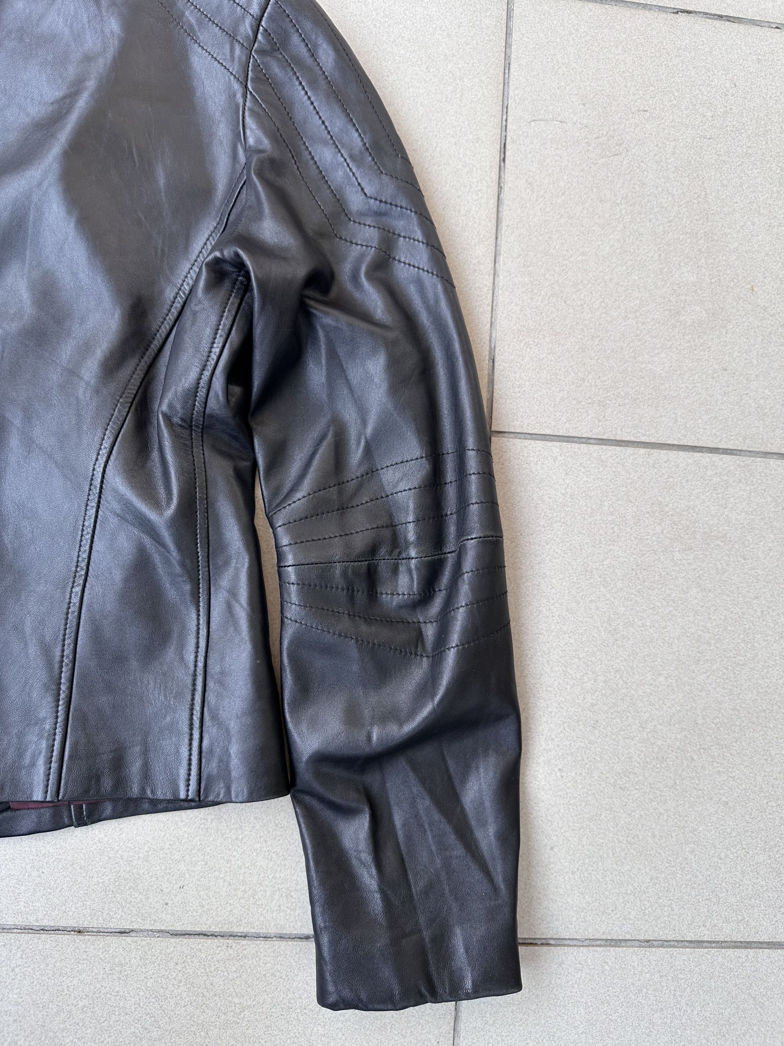 Other Women leather lambskin jacket biker Size M / US 6-8 / IT 42-44 - 10 Thumbnail