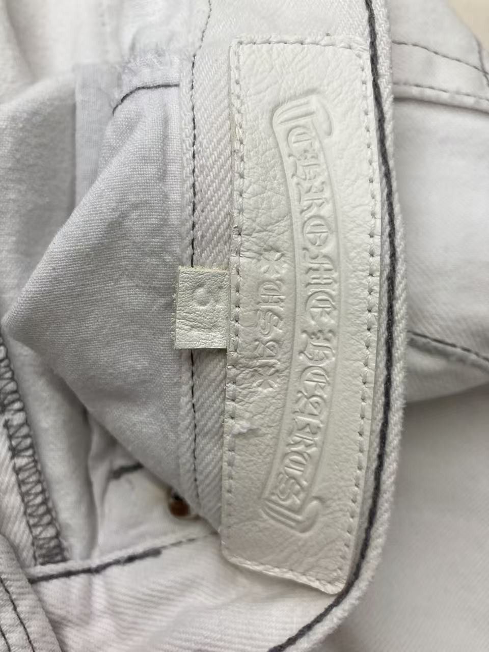 Chrome Hearts Chrome Hearts Levi`s 501 Leopard Cross Patch Denim Jeans Size 31" - 7 Thumbnail
