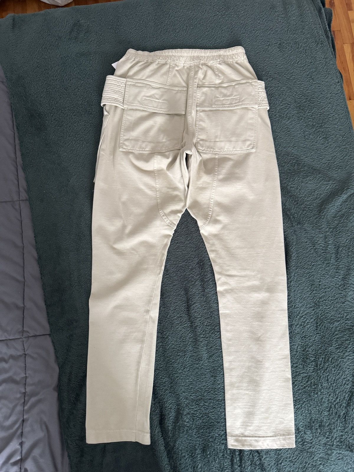 Rick Owens Drkshdw Rick Owens Creatch Cargo Pants Drkshdw Pants Pearl White XS Size US 28 / EU 44 - 3 Thumbnail