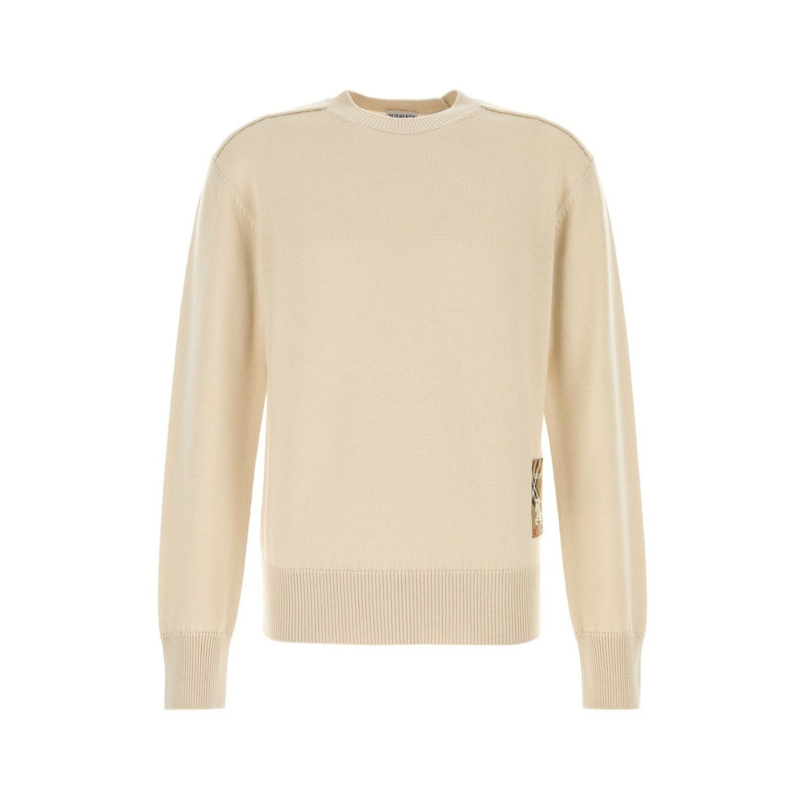 BURBERRY Sand Wool Sweater New )