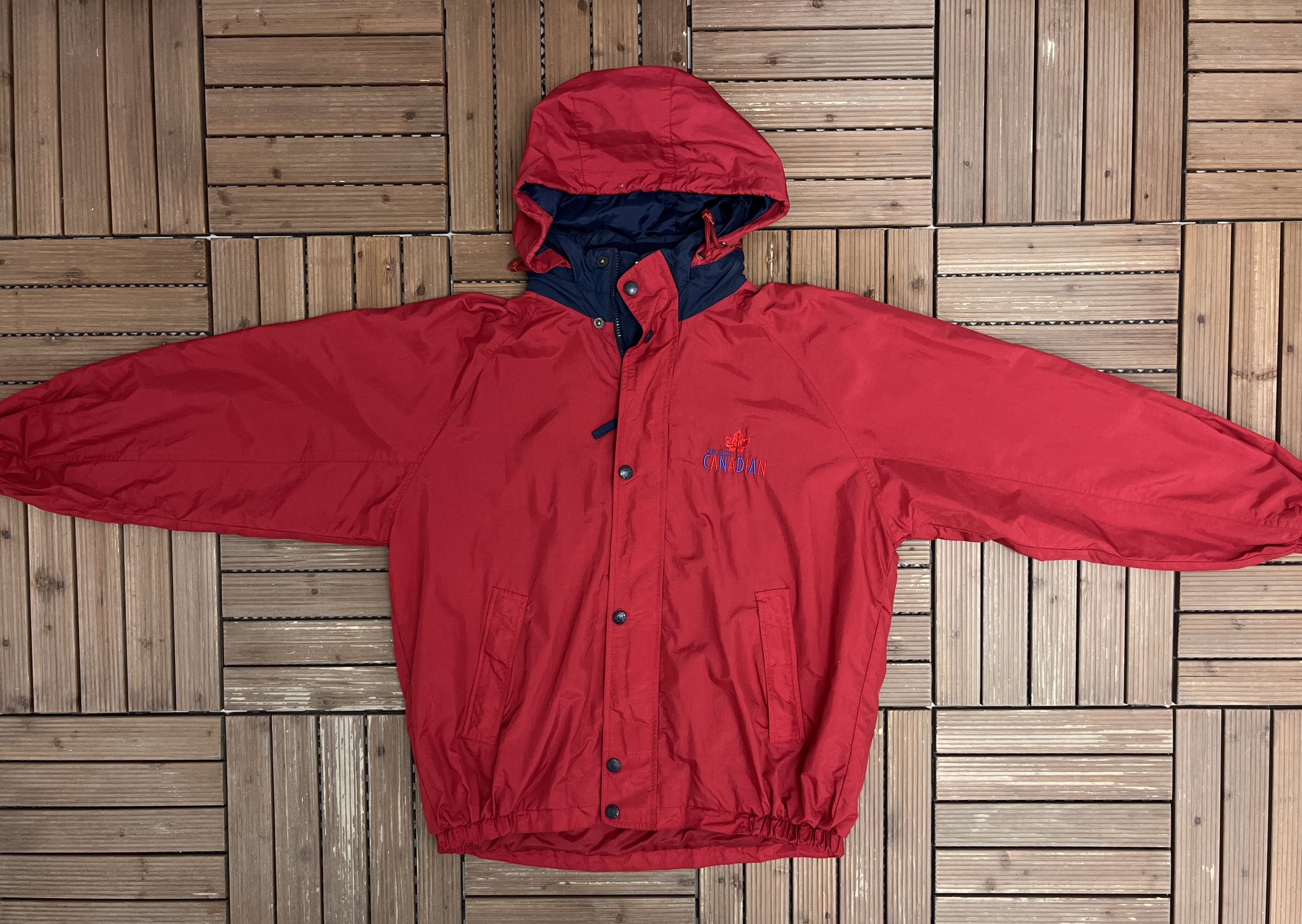 Vintage Molson Canadian Embroidered Vintage Windbreaker Jacket Size US XL / EU 56 / 4 - 5 Thumbnail