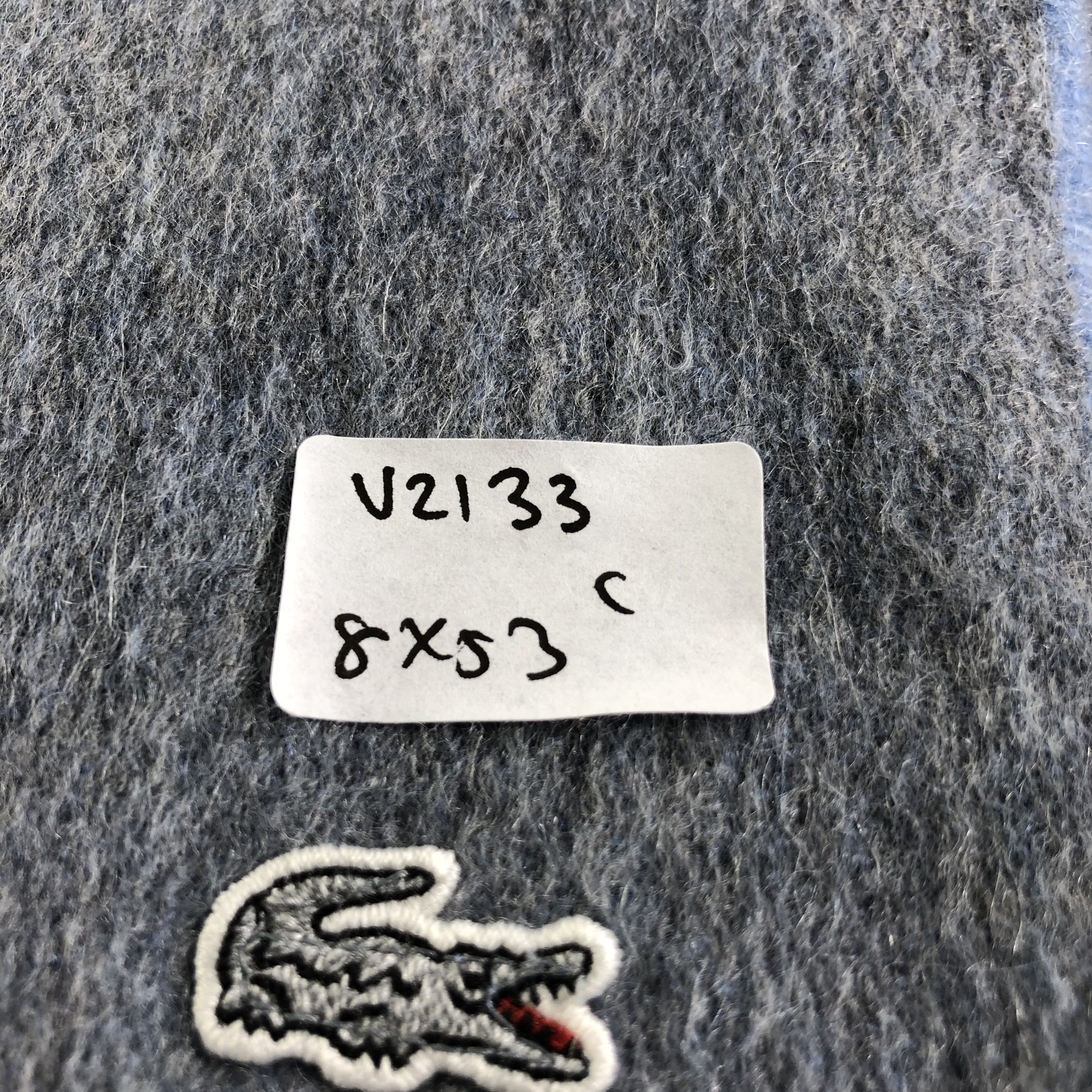 Lacoste Lacoste Cashmere Scarf Muffler Neckwear V2133 Size ONE SIZE - 7 Thumbnail