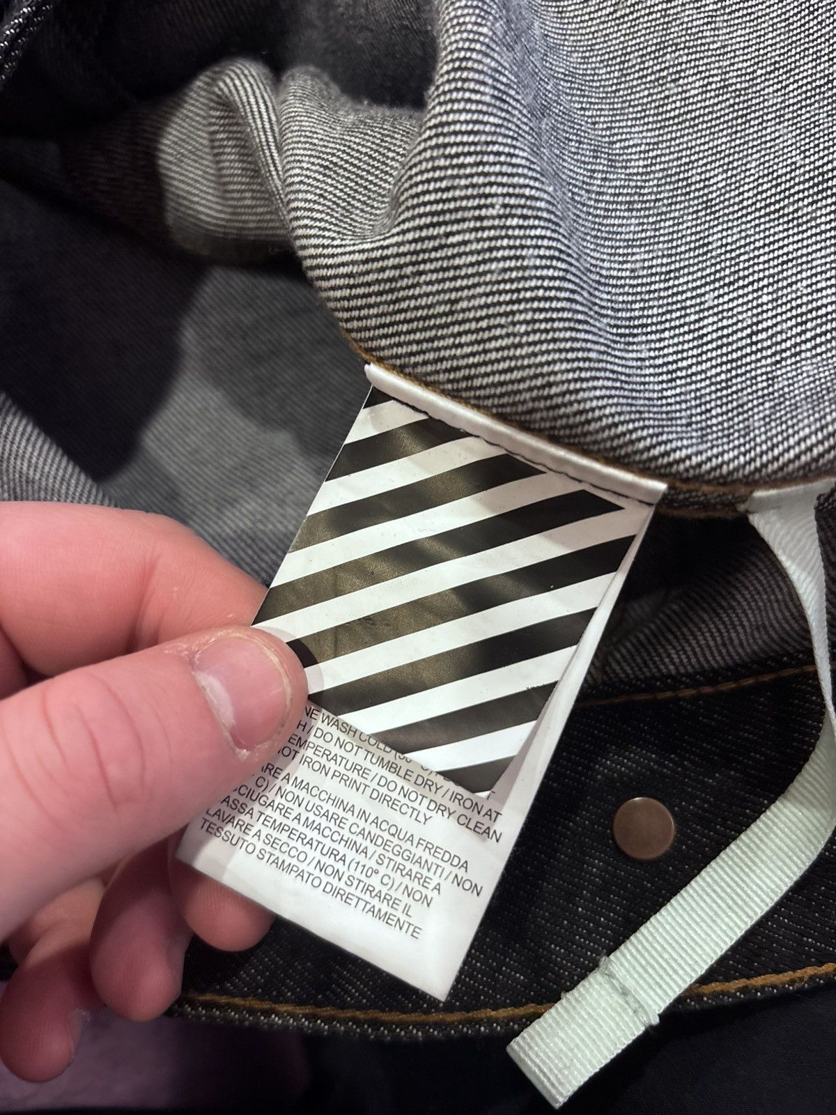 Off-White Off White Denim Jacket Spray Paint Size US M / EU 48-50 / 2 - 5 Thumbnail