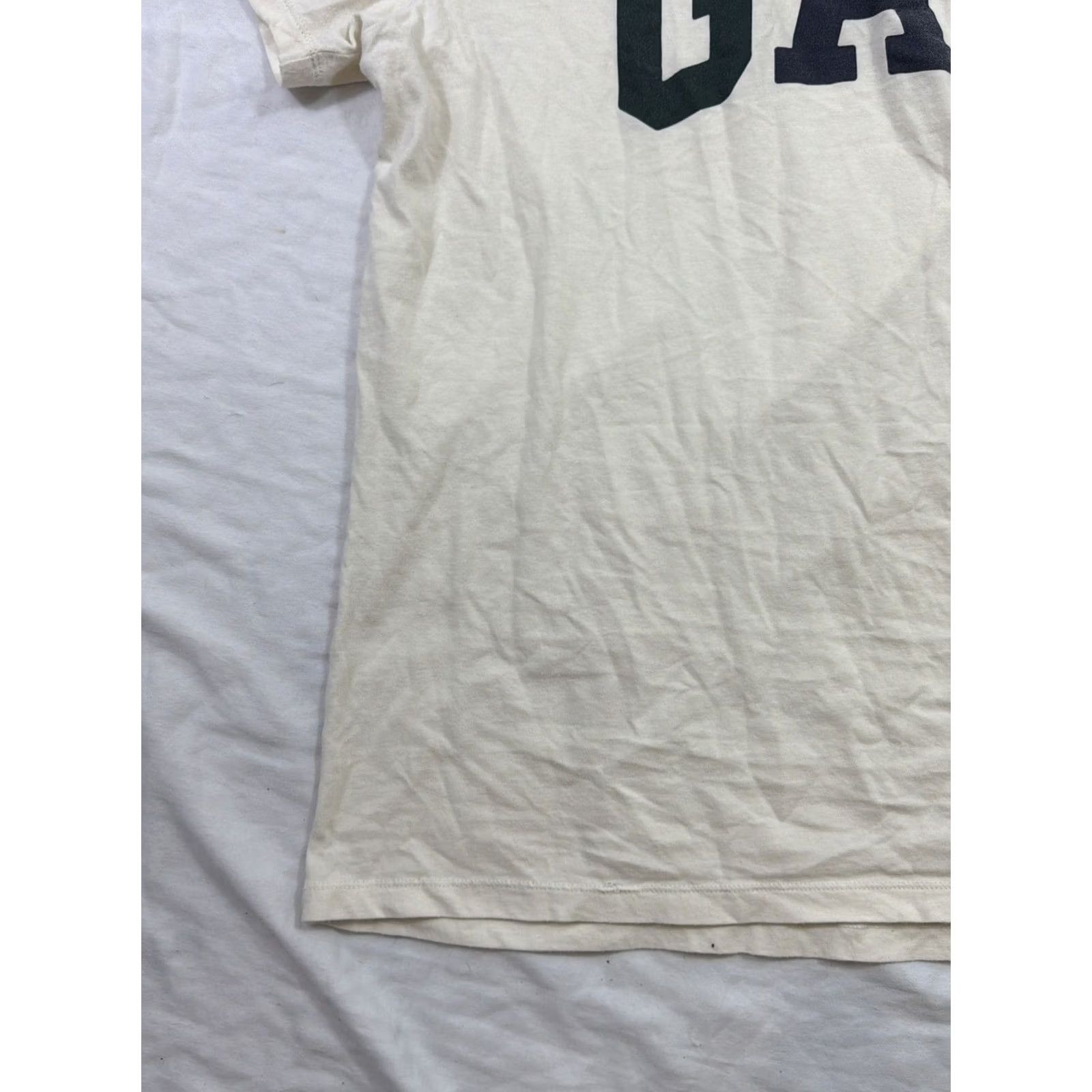 Gap Gap T-Shirt Men L Ivory Logo Short Sleeve Cotton Multicolor Spellout2020s Size US L / EU 52-54 / 3 - 6 Thumbnail