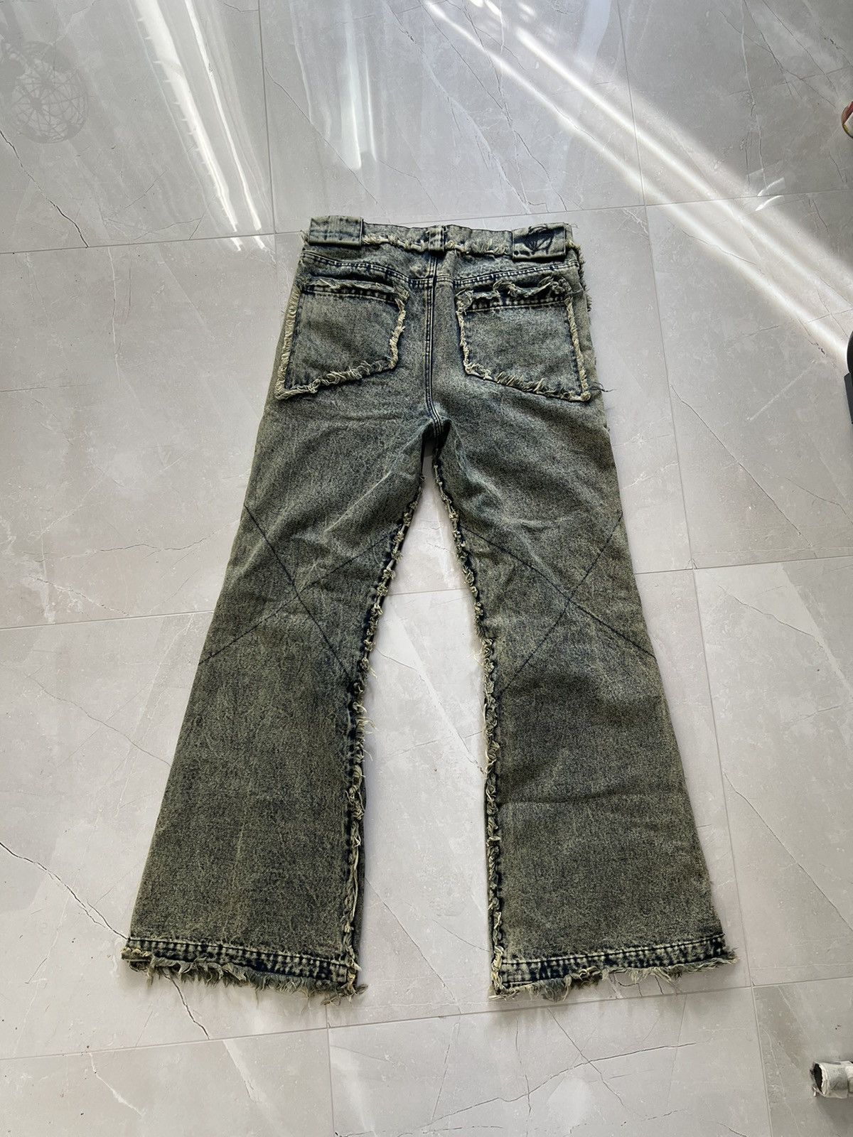 NO FAITH STUDIOS FLARED DENIM 002 L - Denim