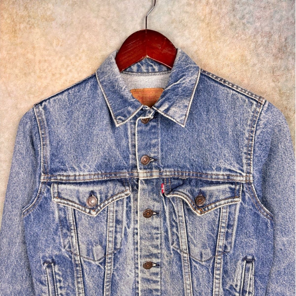 Levi's × Vintage VTG 90s Levi’s Denim Trucker Jean Jacket Sz 16 Biker Size XXL / US 16-18 / IT 52-54 - 4 Thumbnail