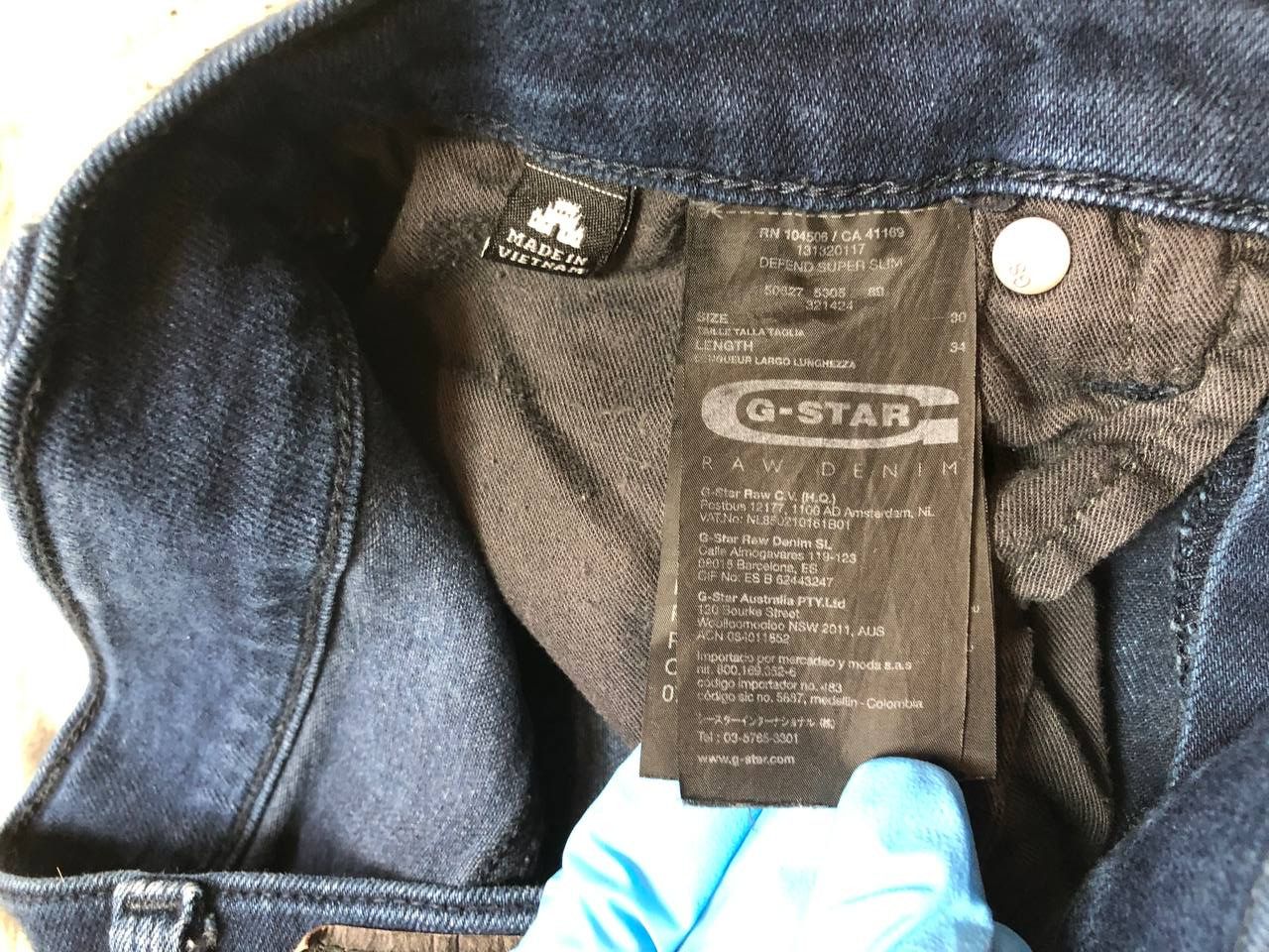 G-Star Vintage G-Star Raw Super Slim Denim Jeans Size 30 Size US 30 / EU 46 - 3 Thumbnail
