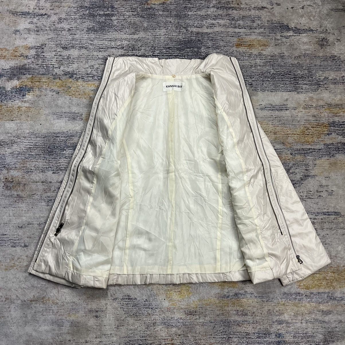Kansai Yamamoto Vintage 90s Kansai Bis beige radiant pattern jacket Size M / US 6-8 / IT 42-44 - 8 Thumbnail