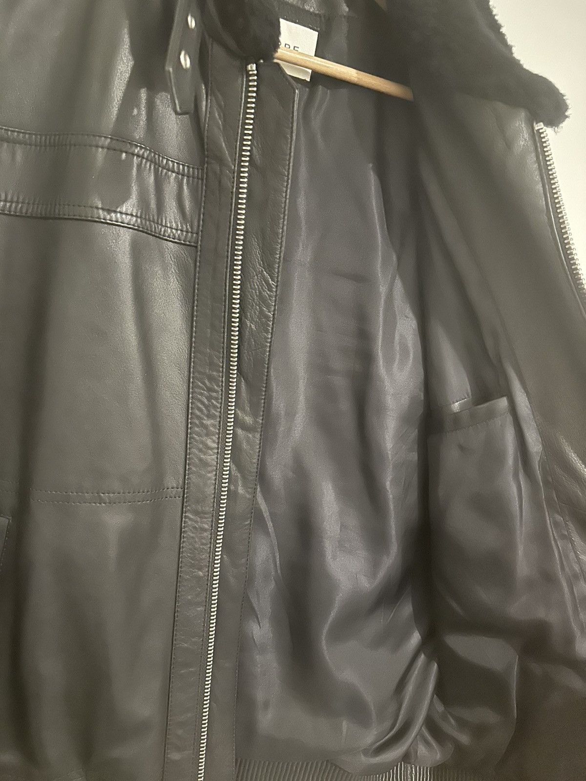 Calibre Calibre Shearling Leather Bomber Jacket Size US L / EU 52-54 / 3 - 4 Thumbnail