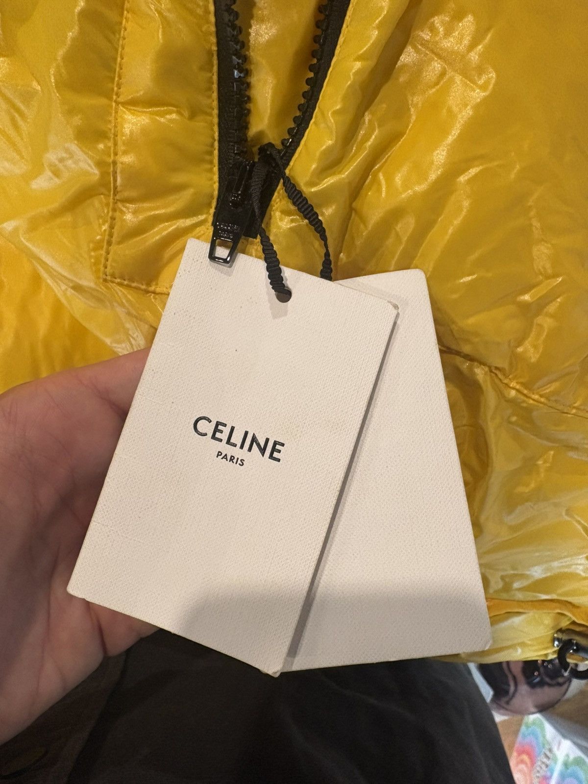 Celine Celine Puffer Yellow Size 52 Size US L / EU 52-54 / 3 - 7 Thumbnail