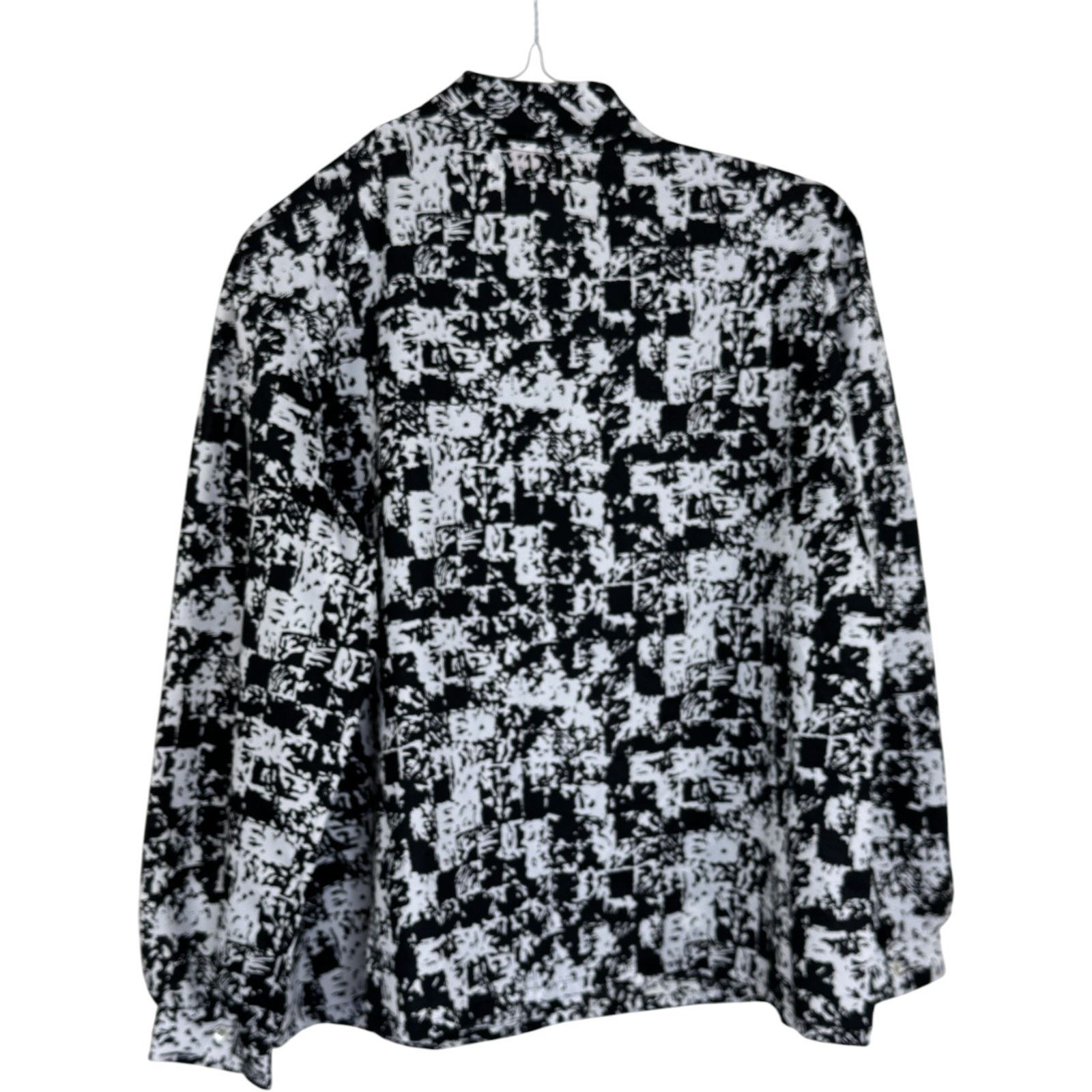 Other Jonquil by Judy Bond Blouse 22W 42 Plus Size Black White Size XXL / US 16-18 / IT 52-54 - 9 Thumbnail