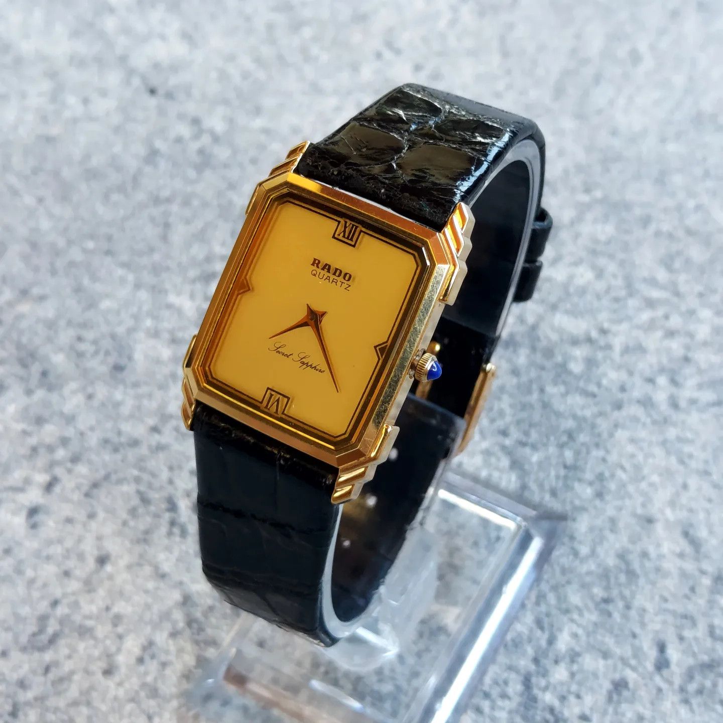 Vintage 💥 Vintage 80s Rado Secret Sapphire Octagon Size ONE SIZE - 5 Thumbnail