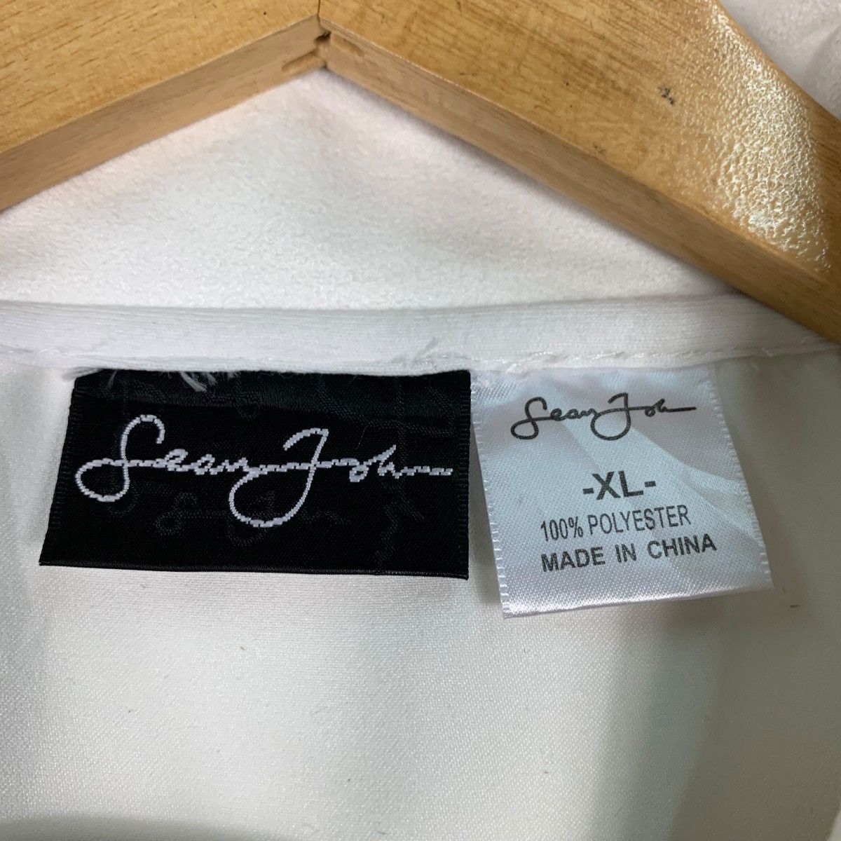 Sean John SEAN JOHN Embroidery Small Logo White Jacket #1134-C52 Size US XL / EU 56 / 4 - 15 Thumbnail