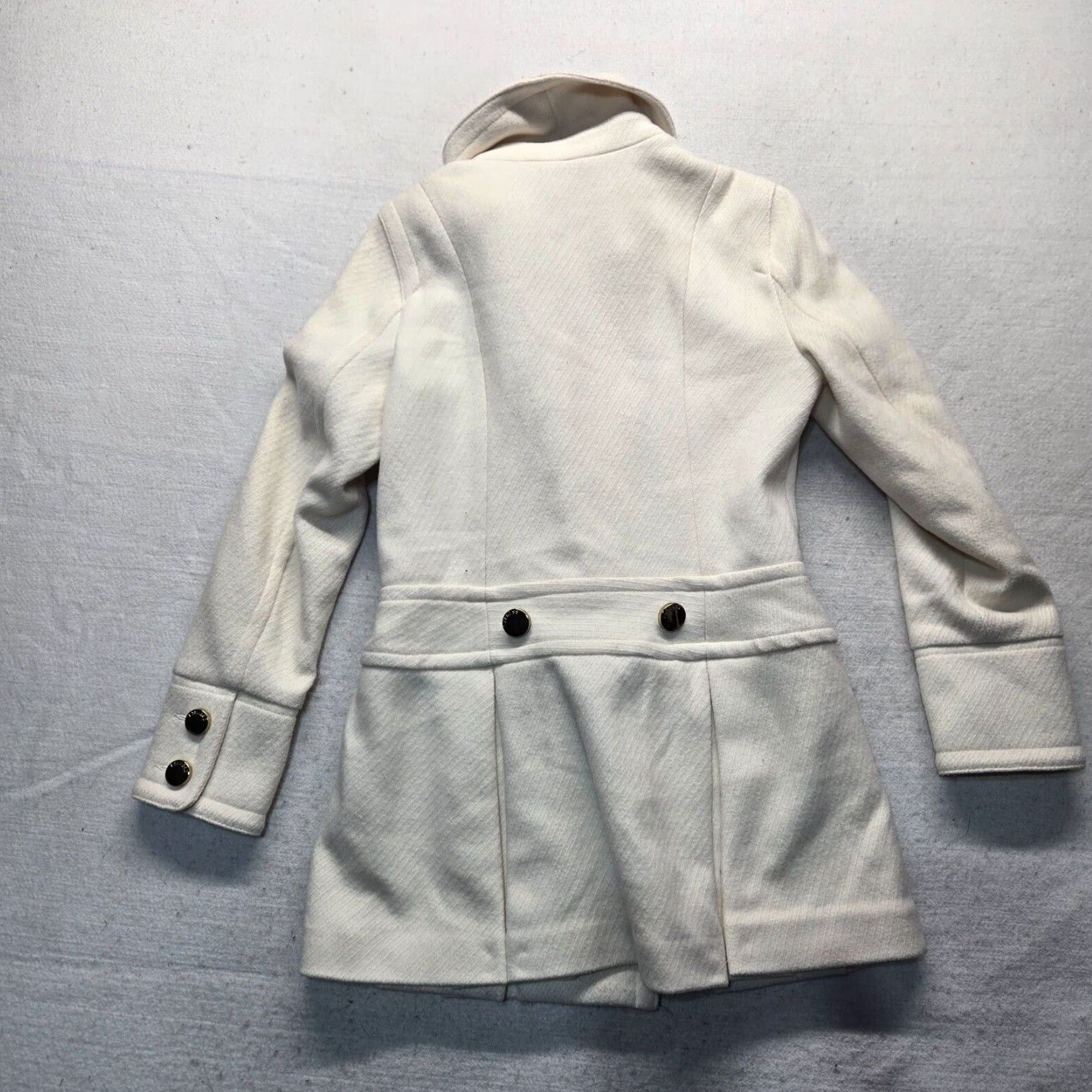 Express Express Women's Beige Trench Coat Jacket Wool Blend Small S Size S / US 4 / IT 40 - 8 Thumbnail