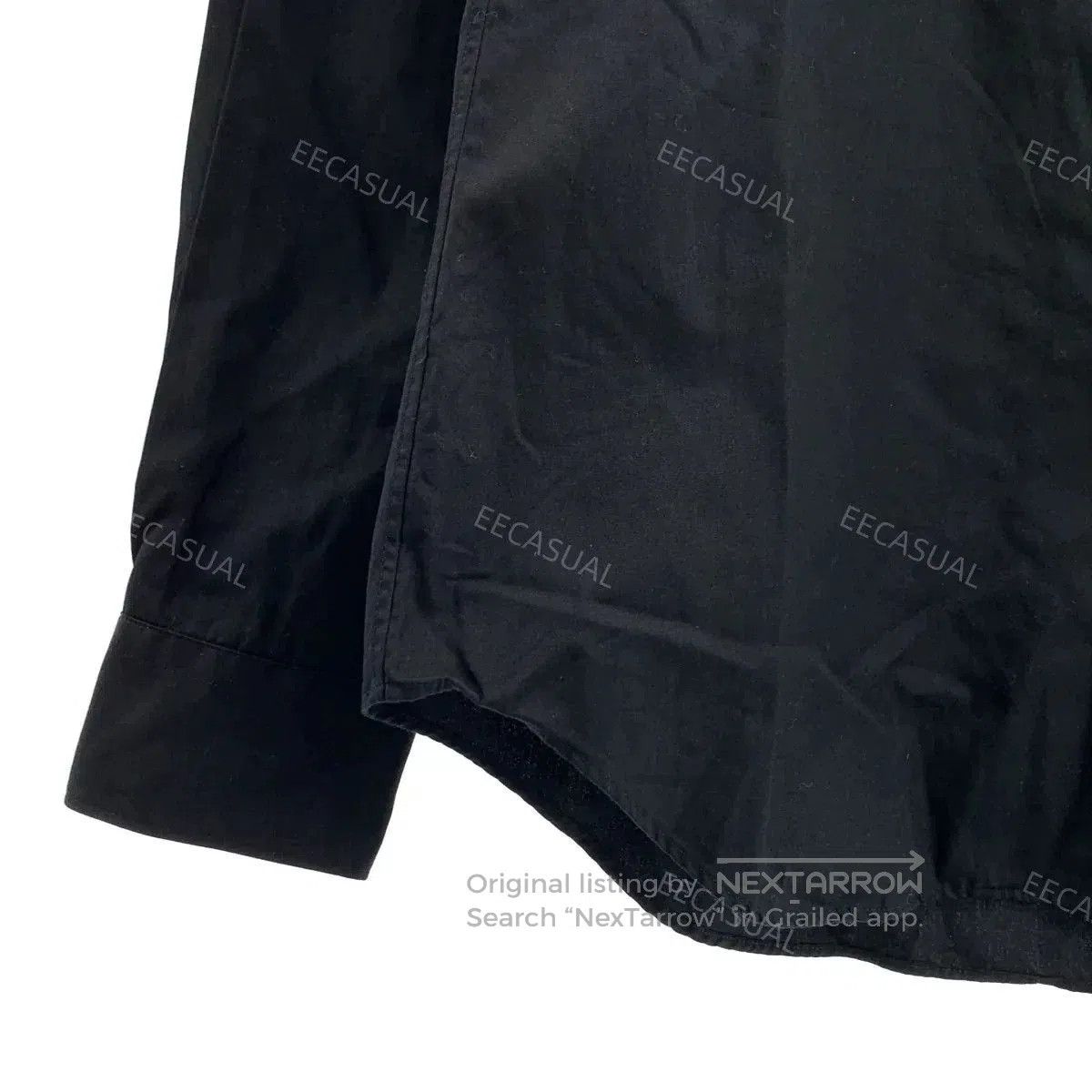 Comme des Garcons Black Cotton Frill Trim Women's Shirt. Size S / US 4 / IT 40 - 3 Thumbnail
