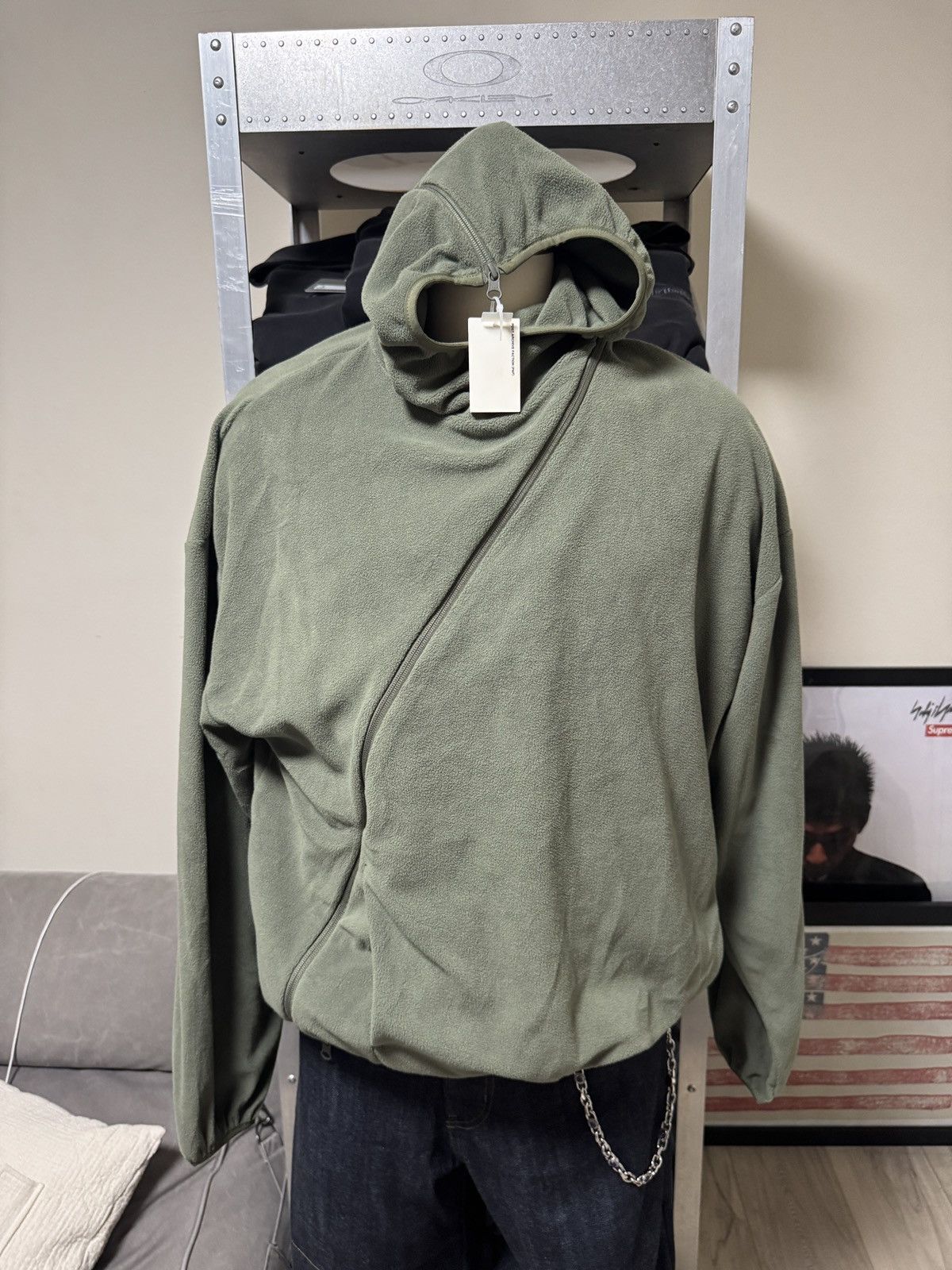 POST ARCHIVE FACTION (PAF) PAF Post Archive Faction 4.0+ Center Hoodie Green Size US L / EU 52-54 / 3 - 1 Thumbnail