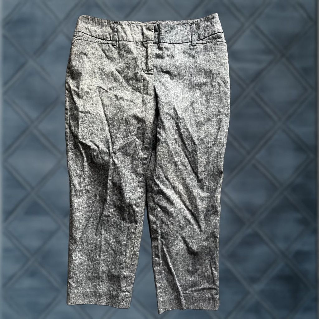 Express Express Design Studio Womens Pants Capri Gray Size 2 Juniors Cropped Capris Womens Size 2 Gray Express Design Studio Size 26" / US 2 / IT 38 - 1 Thumbnail