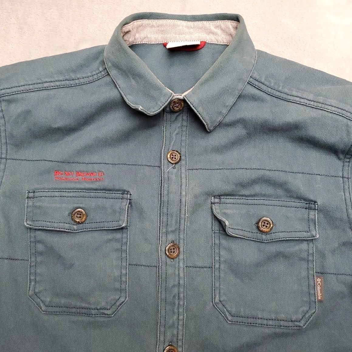 Vintage VINTAGE Big Sky Brewing Shirt Jacket Mens M Green Fleece Lined Heavyweight Twill Shacket Size US M / EU 48-50 / 2 - 3 Thumbnail