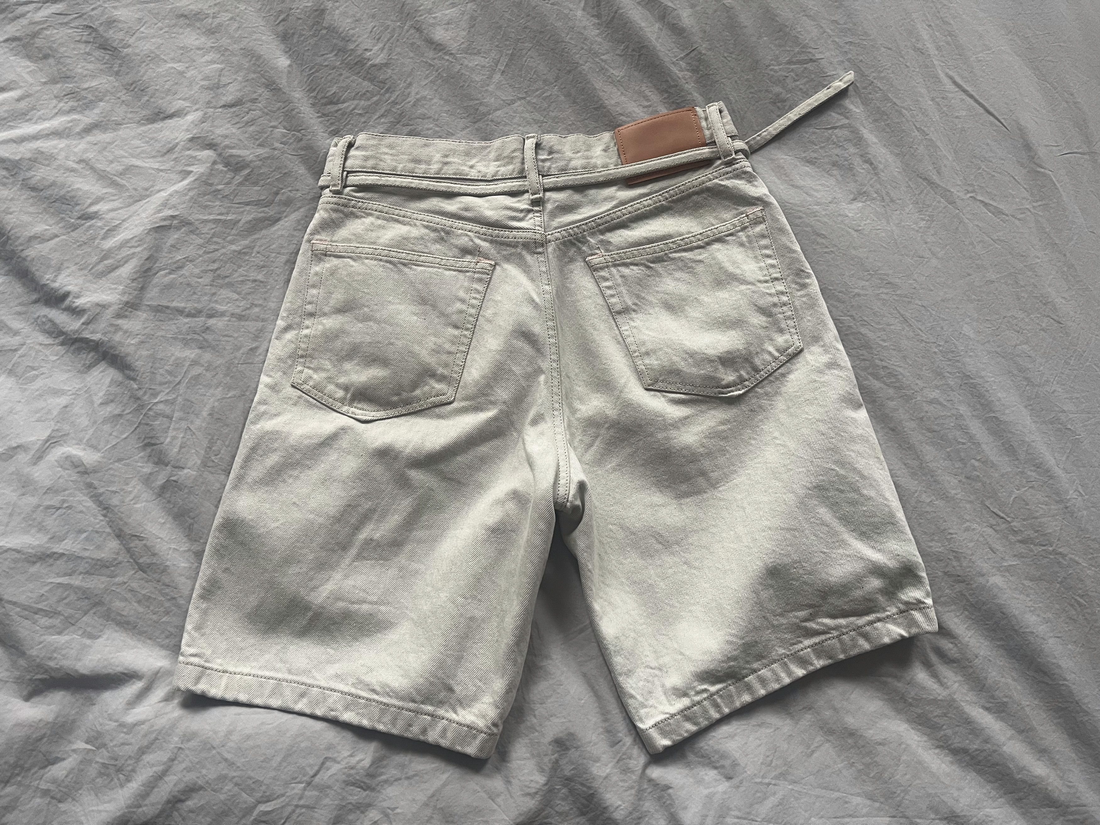 Acne Studios Lightwash Long Denim Shorts Size US 28 / EU 44 - 3 Thumbnail