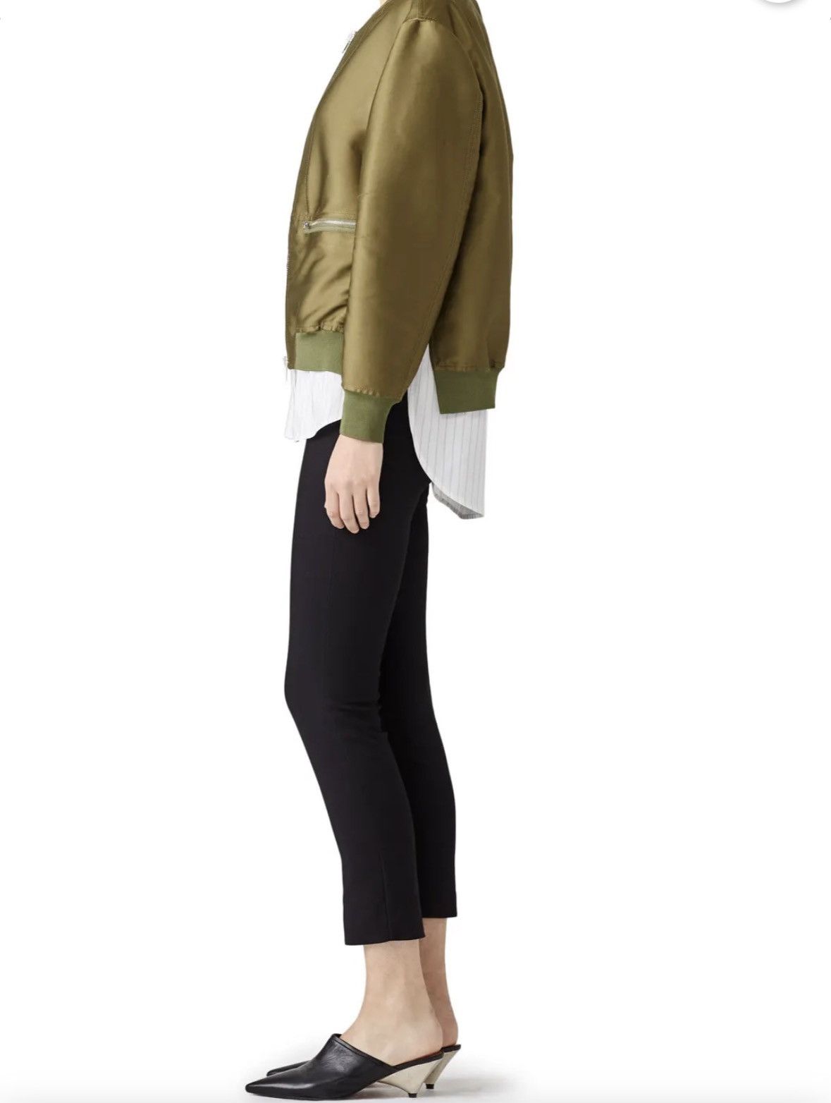 3.1 Phillip Lim Phillip Lim Layered Bomber Jacket Size M / US 6-8 / IT 42-44 - 18 Thumbnail