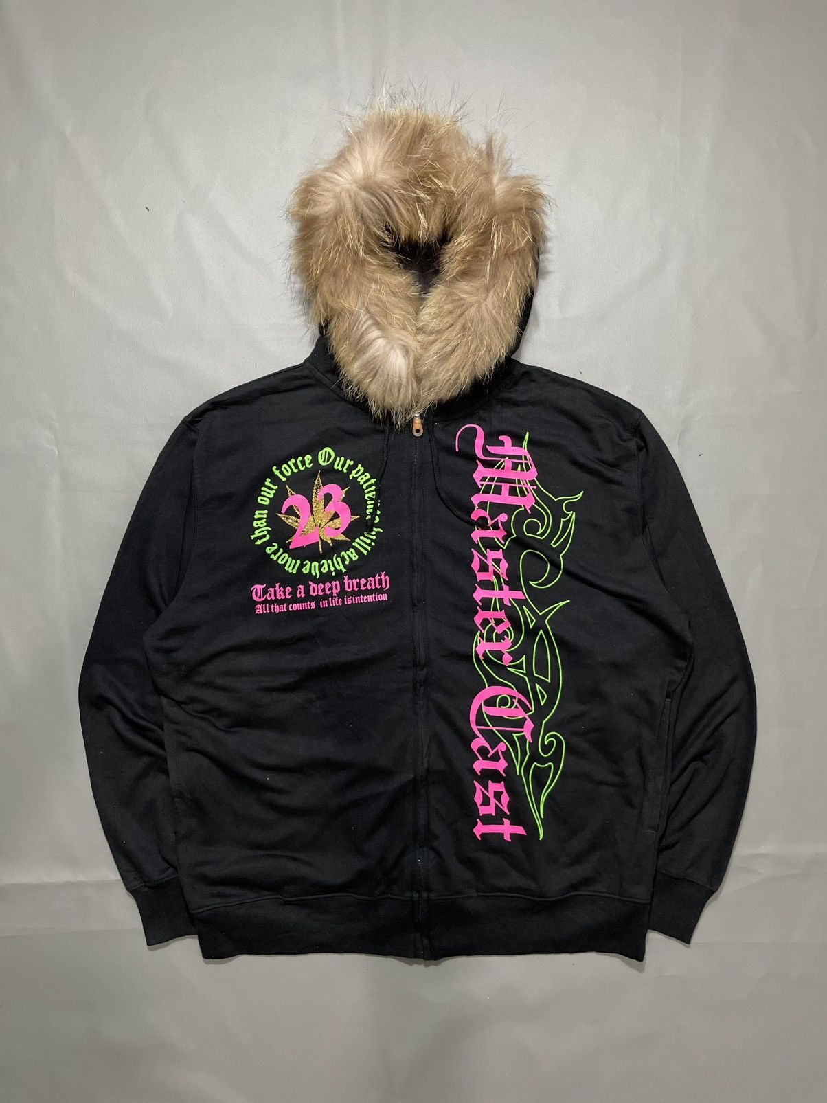 If Six Was Nine Space Opera Faux Fur Zip Hoodie Poem Ifsix lgb style Size US XL / EU 56 / 4 - 1 Thumbnail