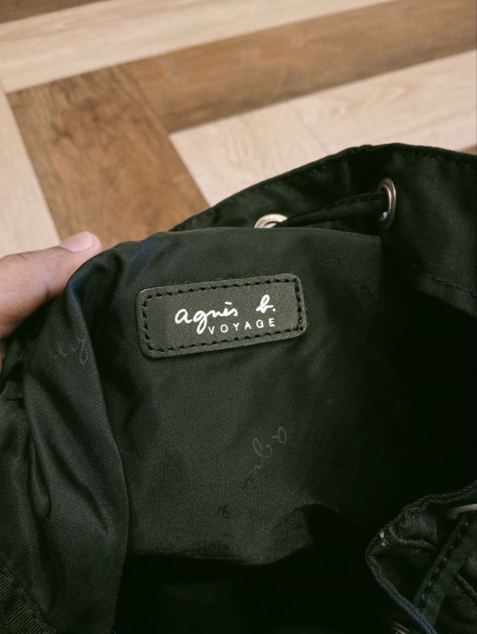 agnes b. AGNES B. VOYAGE VINTAGE BACKPACK - BLACK Size ONE SIZE - 11 Thumbnail