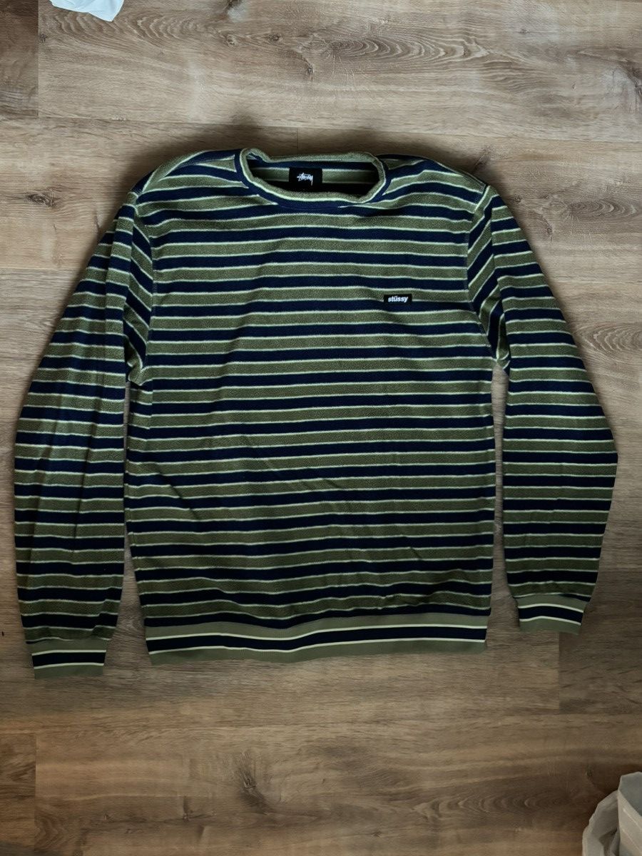 Stussy Striped Fleece Sweatshirt