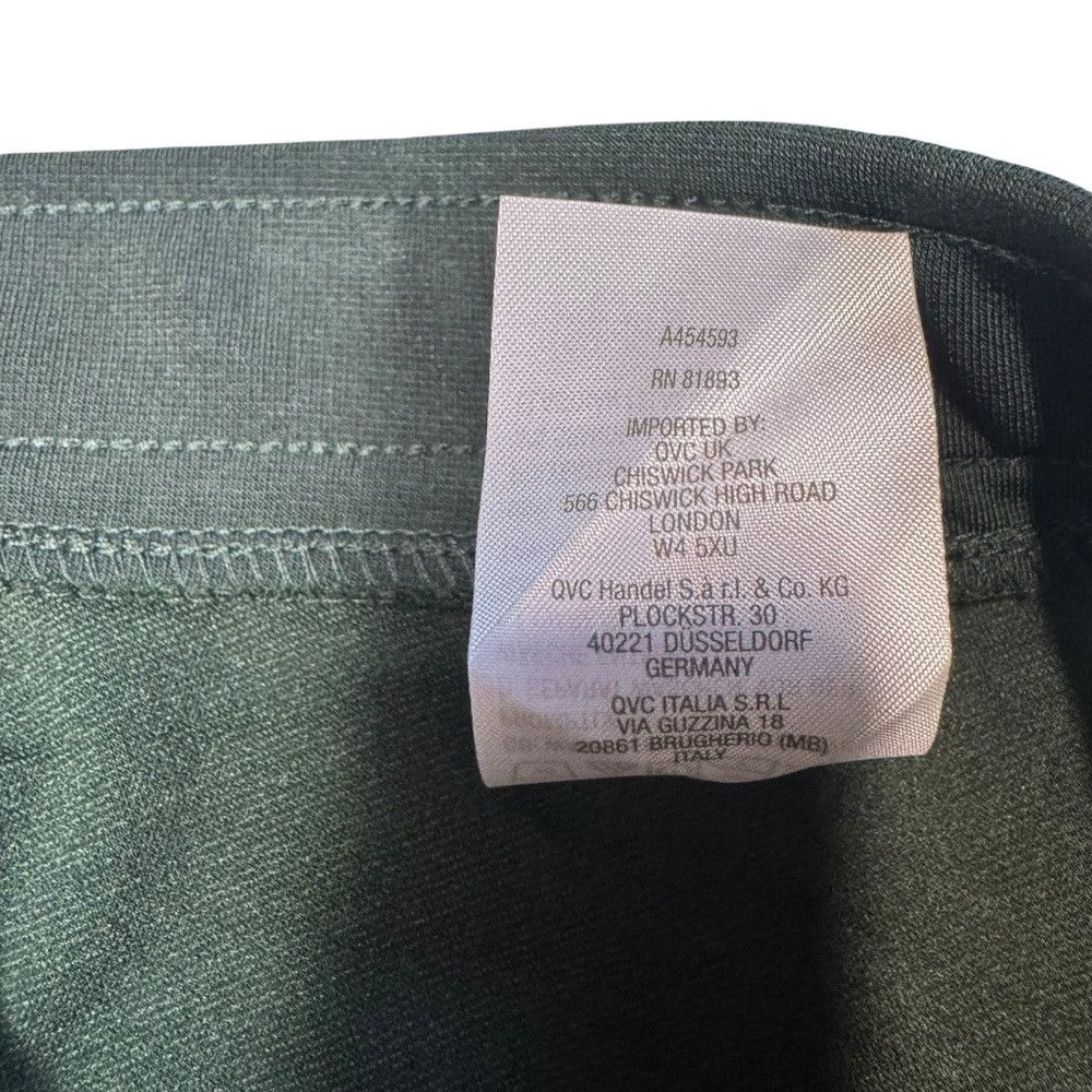 Other New Susan Graver Milano Knit Pull-On Slim Leg Ankle Green P Size 42" / US 20 - 5 Thumbnail